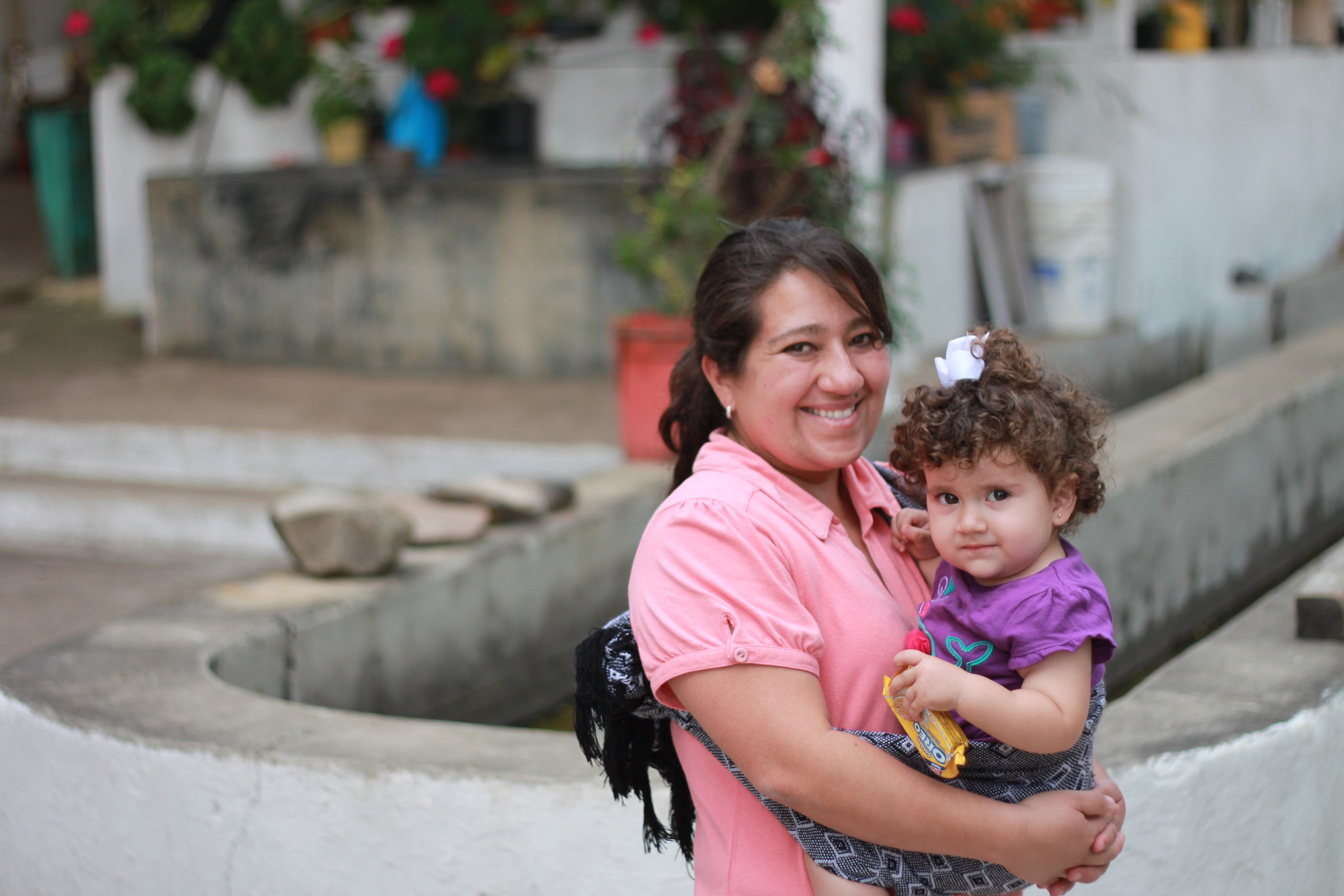 Patricia and her daughter.