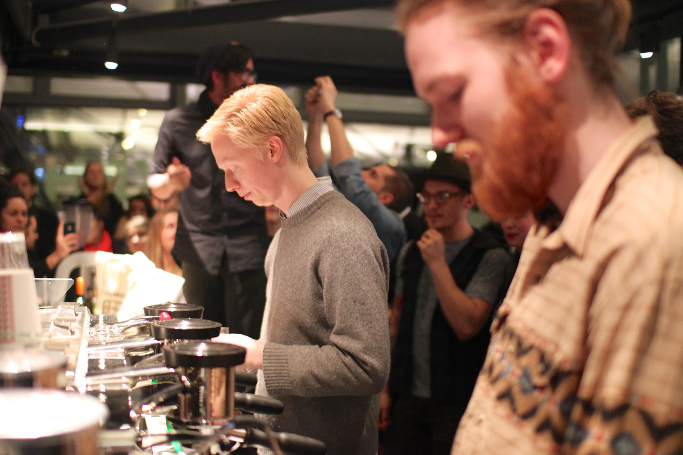 Pictures from the Latte Art Throwdown