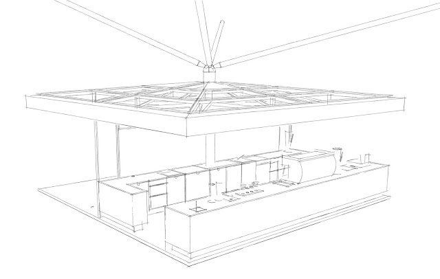 Sketch of the bar.