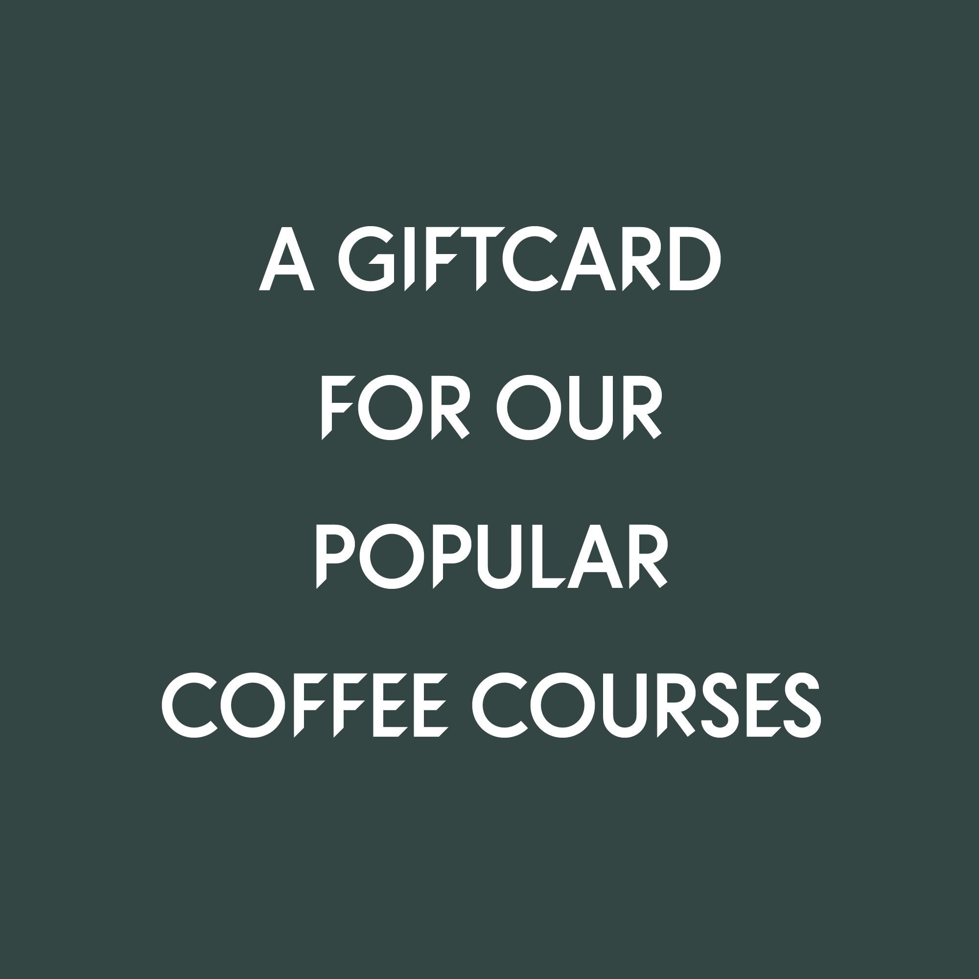 Choose between Black Brew Course, Barista Course, and Cupping Course