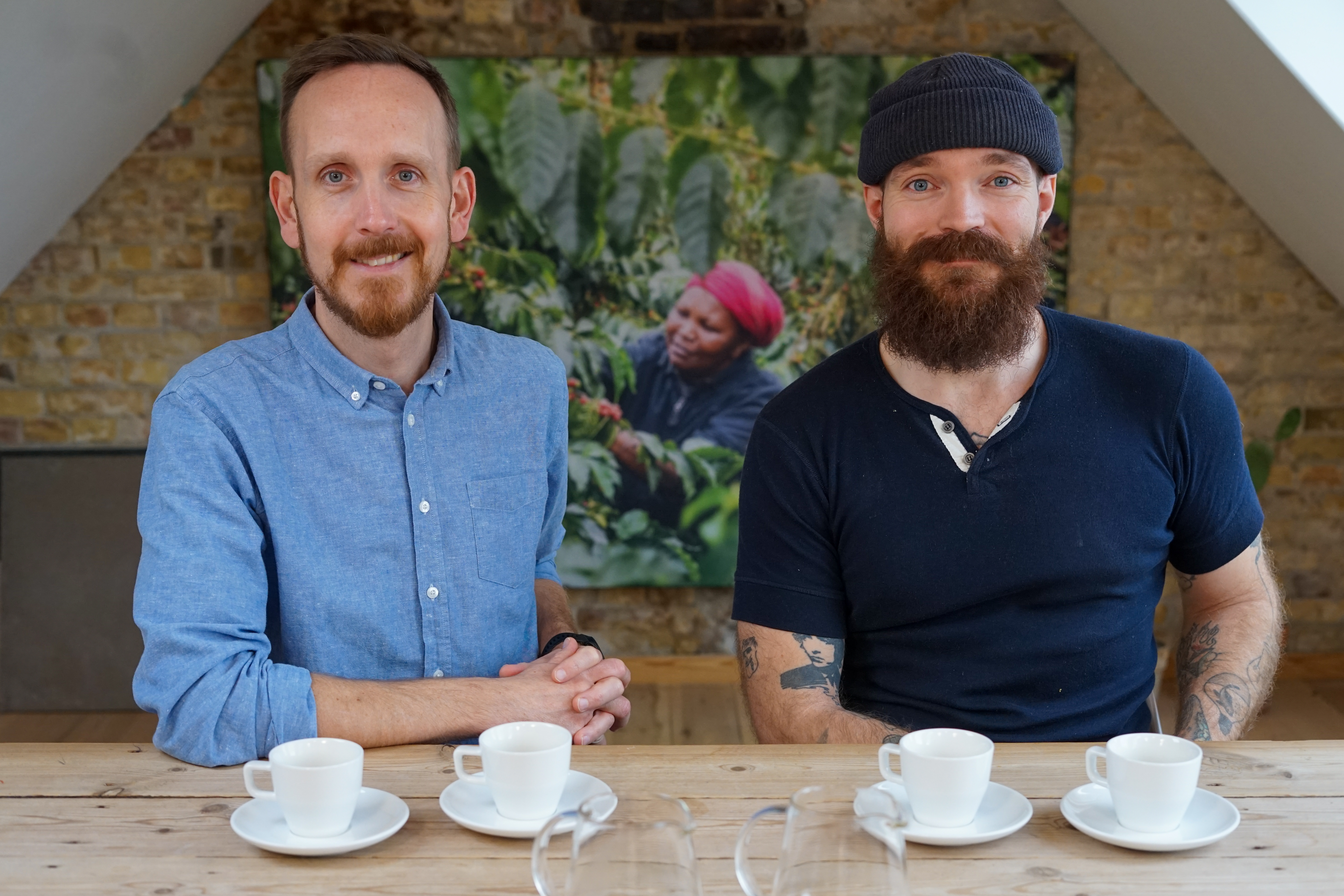 Klaus Thomsen and Peter Ebdrup on the new coffees