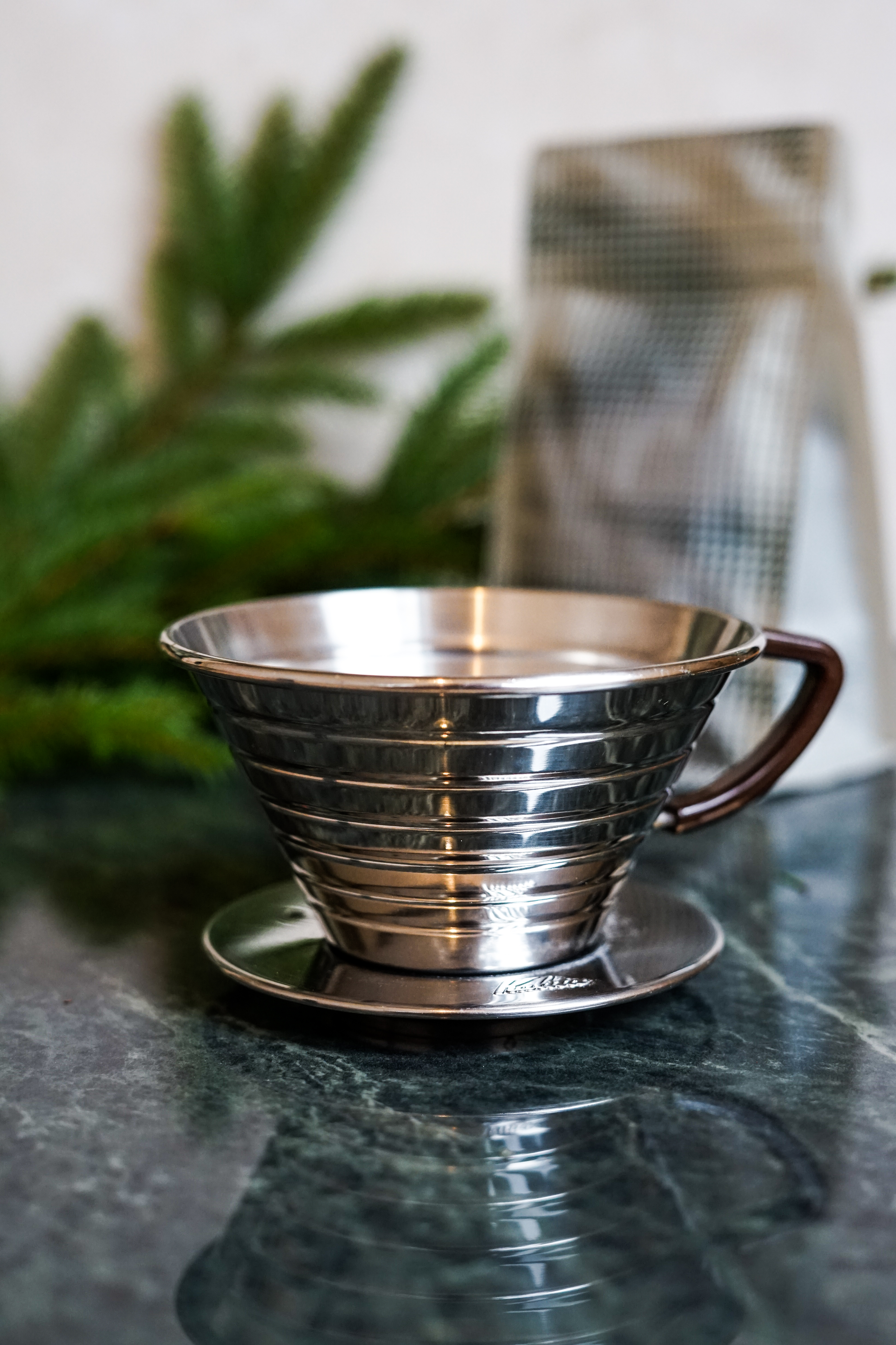 The Kalita Wave Steel Dripper