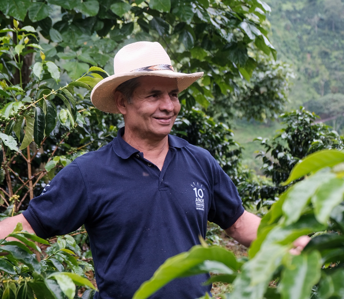 Reinel Perez at his farm