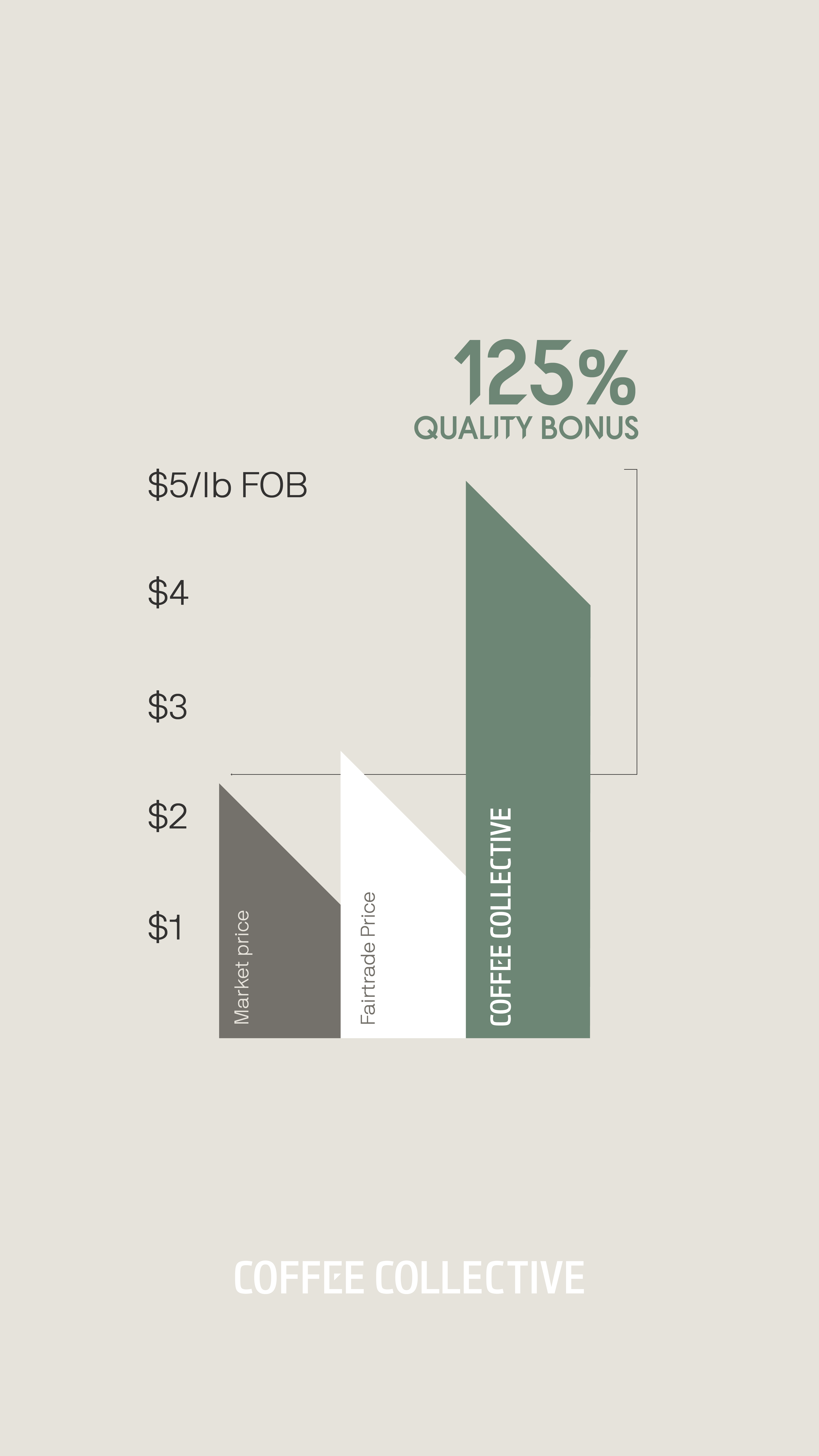 Coffee Collective price compared to the market price in Guatemala