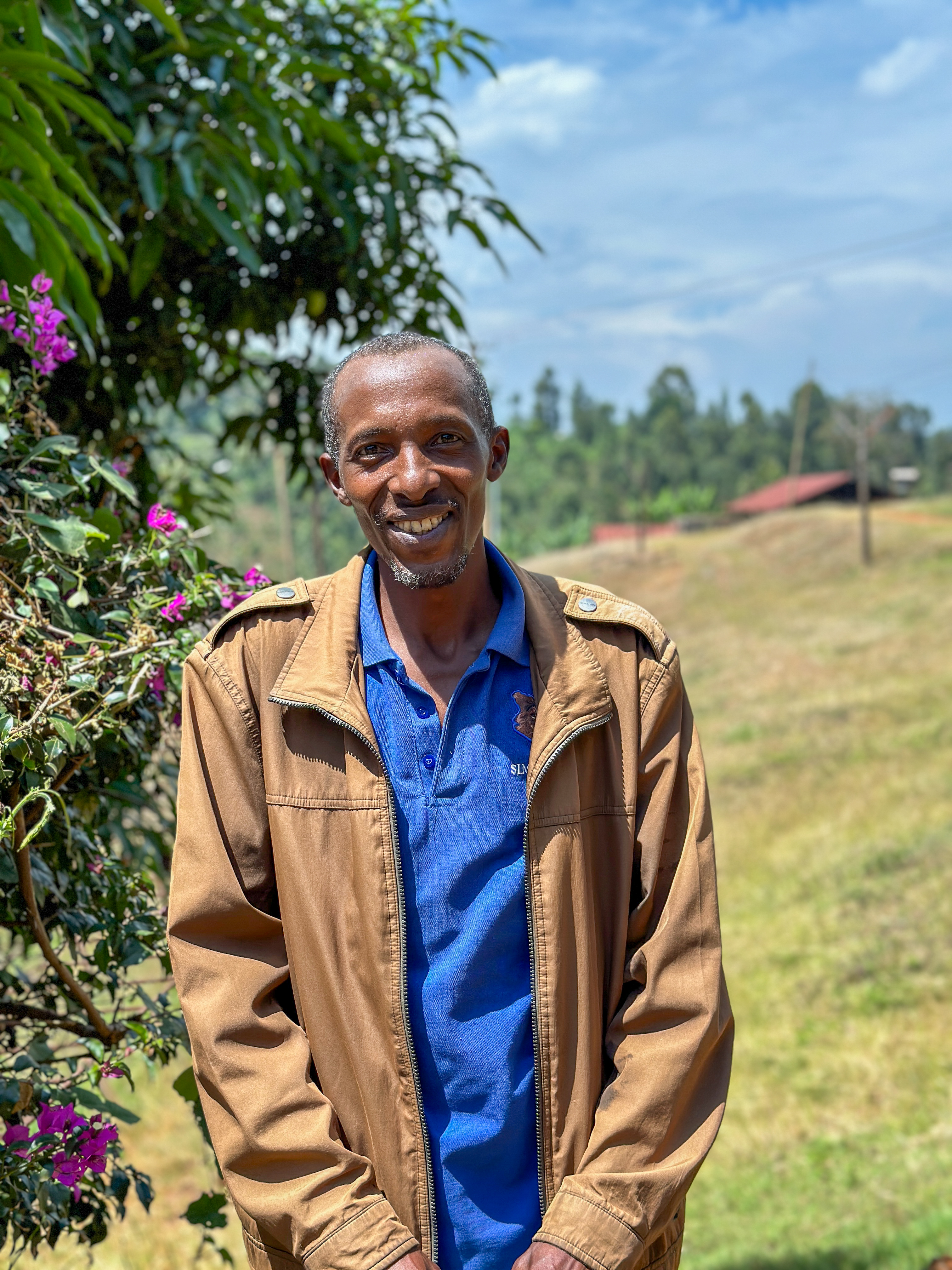 Kieni factory manager Patrick Wahome