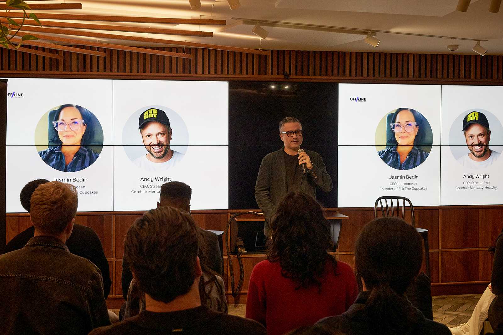 Jason Soultan addresses audience