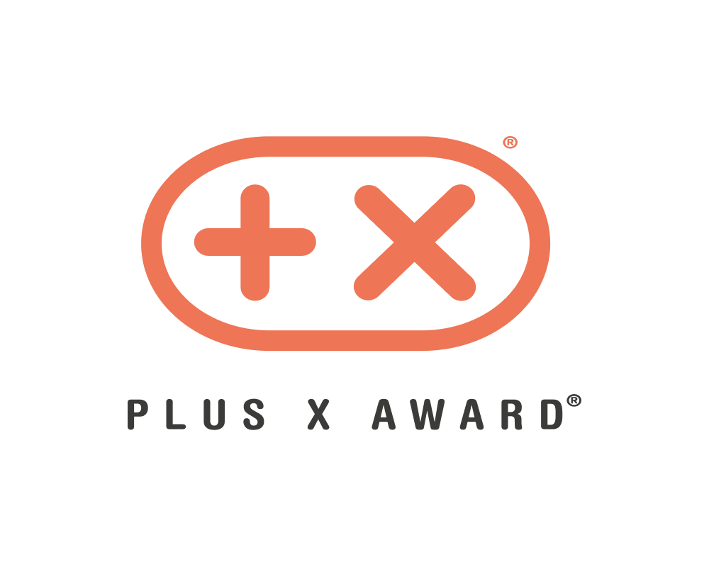 Logo of the Plus X Awards
