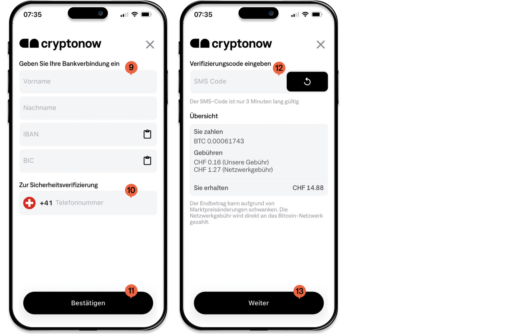 Wie du in wenigen Schritten deine Kryptos in der Cryptonow App verkaufst