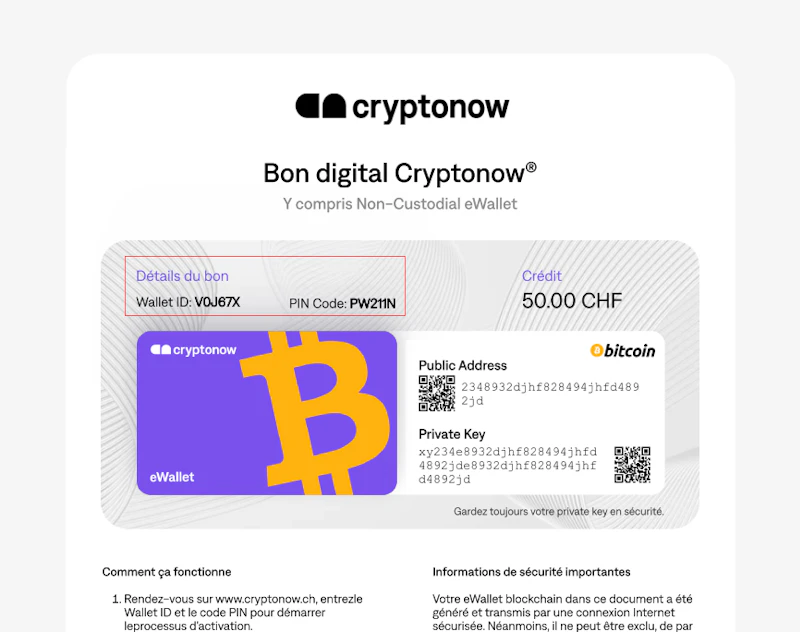 digital voucher information