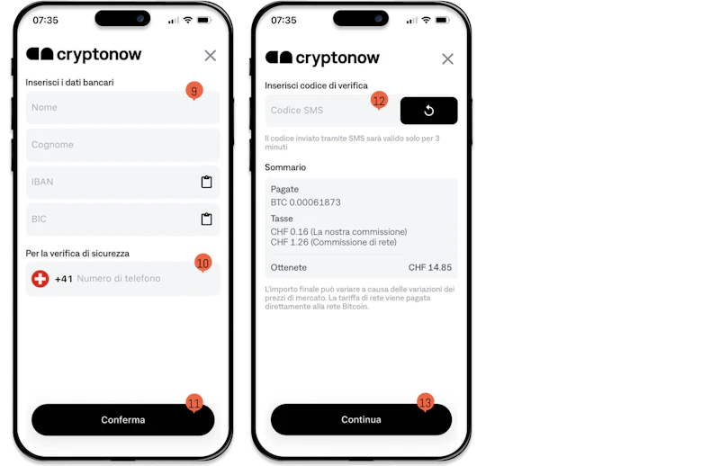 Crypto verkaufen