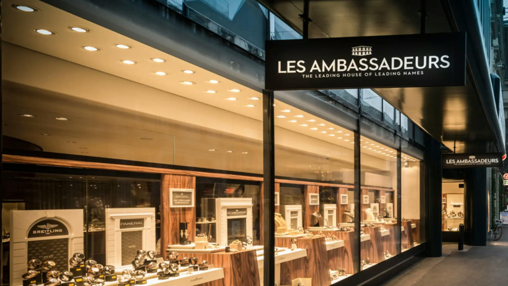Storefront Of The Switzerland - Les Ambassadeurs Zurich Store