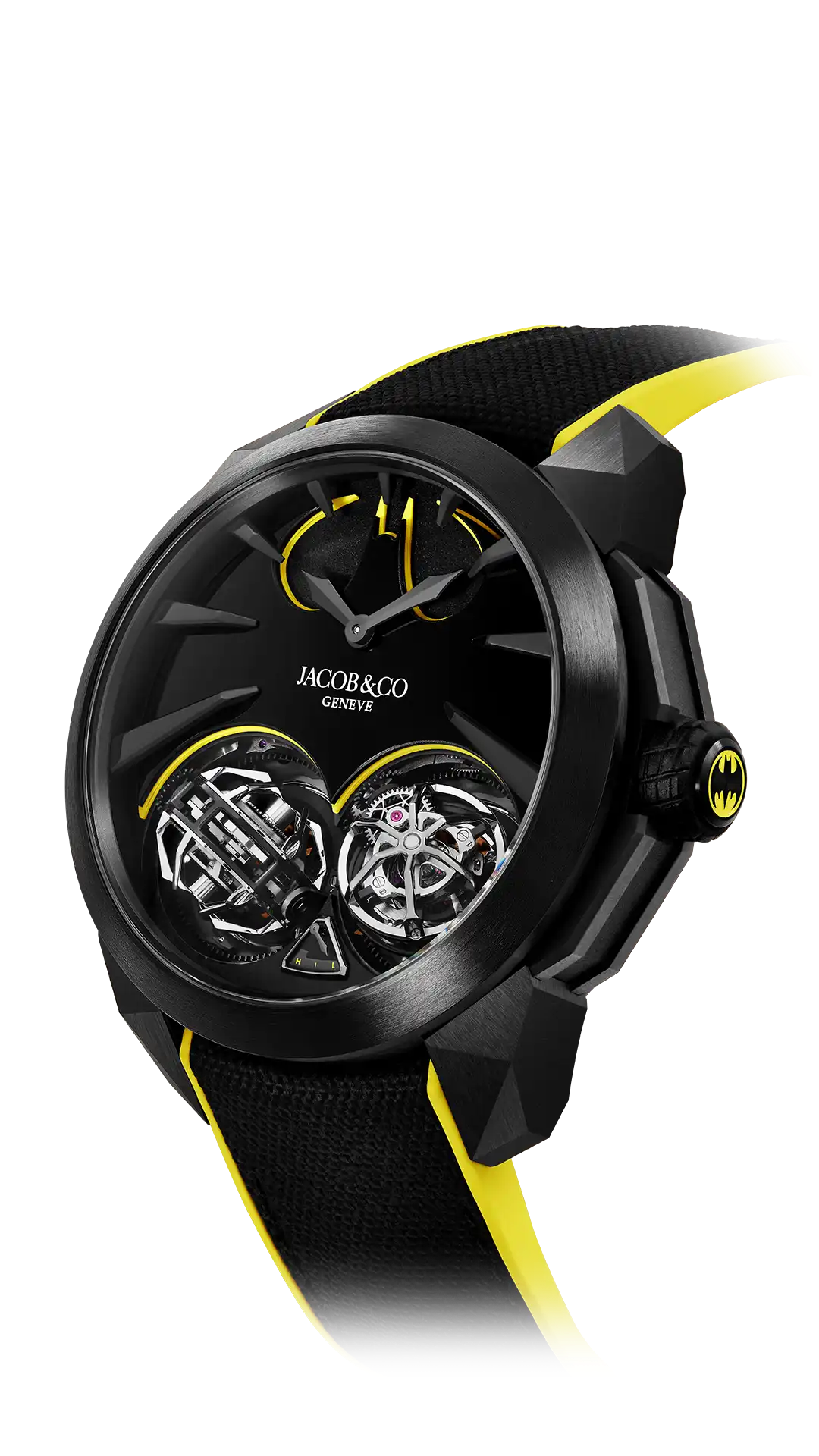 The black titanium Batman watch.