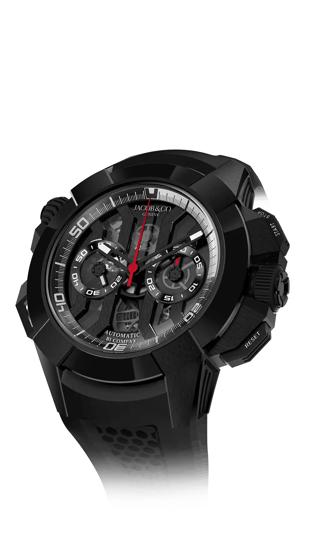 シンJacob&co 47mm用　ブラッククロコベルト　22mm Amazon | JACOB&Co（ジェイコブ） 47mm専用純正交換バンド
