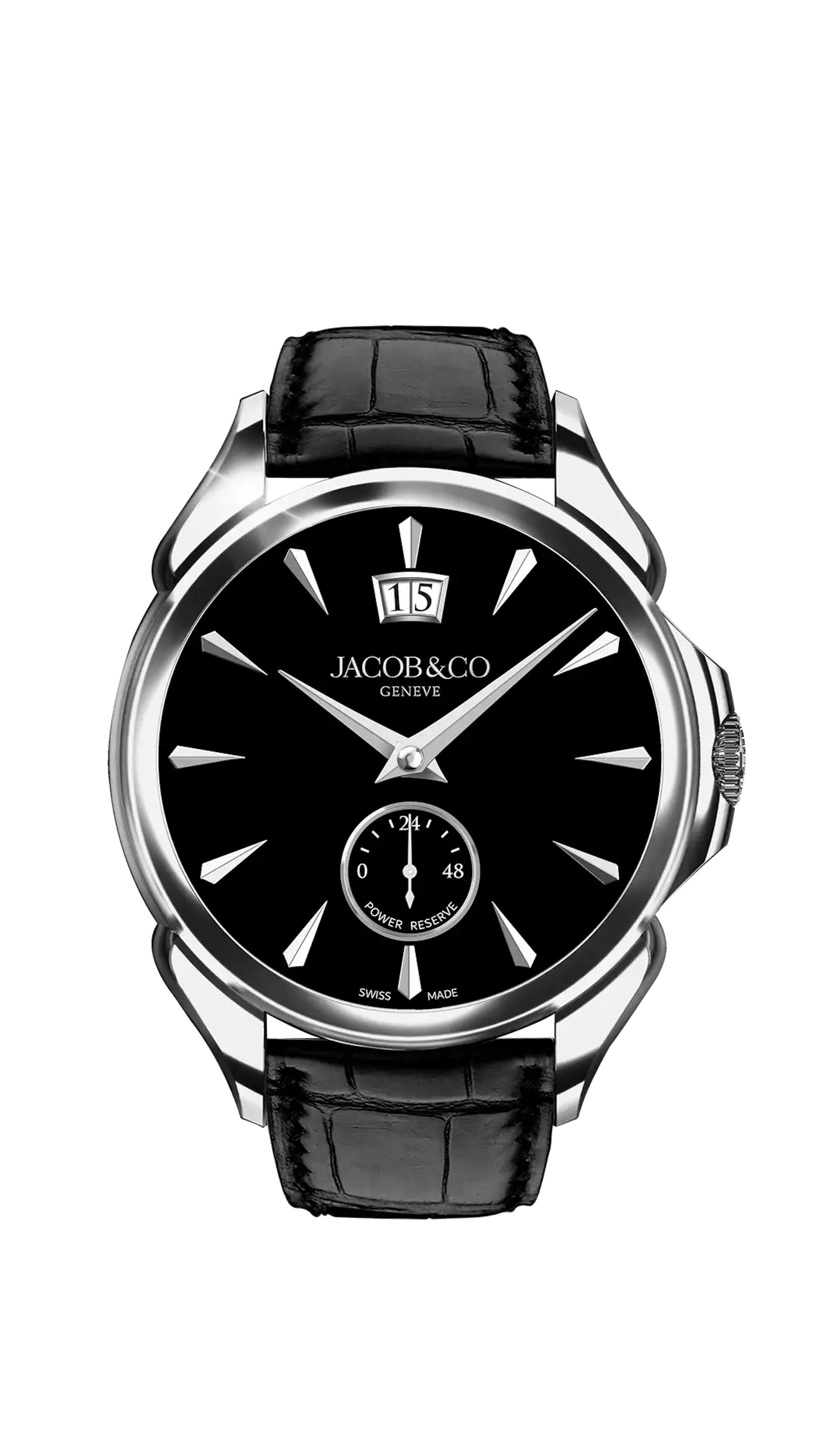 The stainless steel Palatial Classic, in onyx.