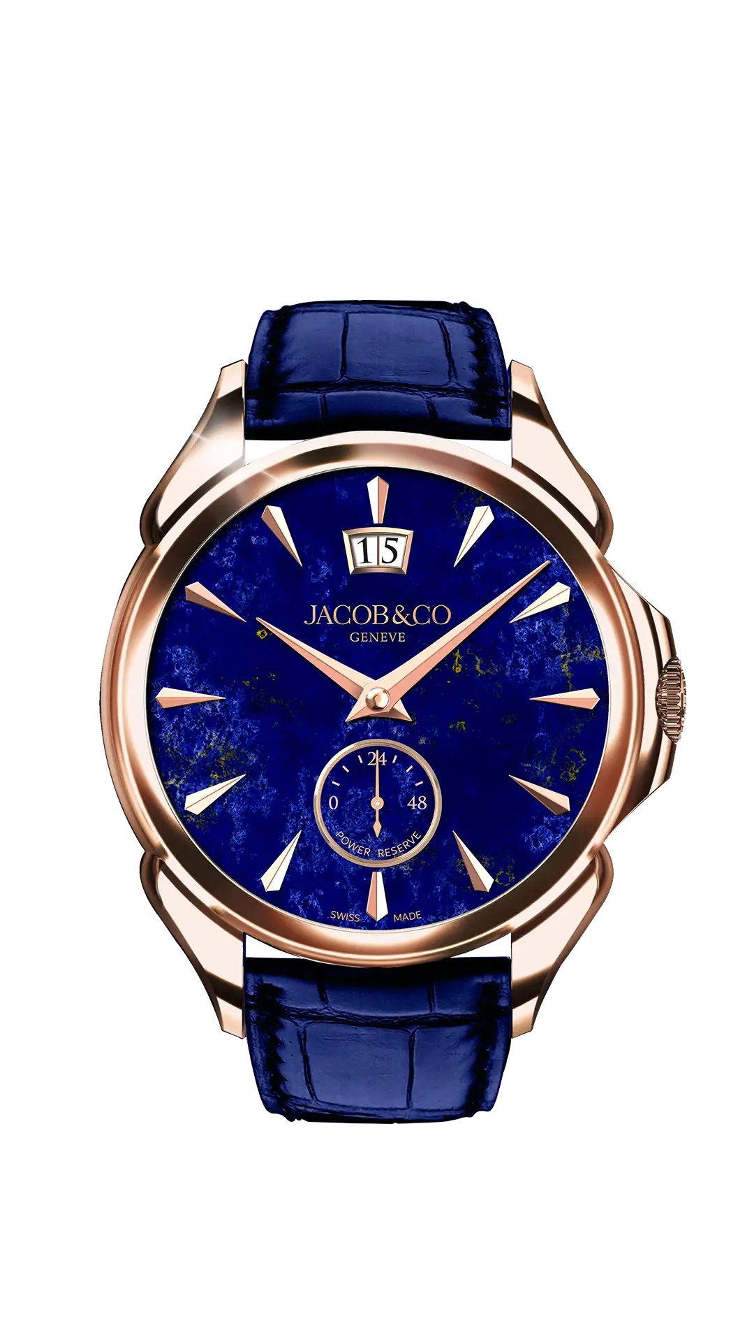 The rose gold Palatial Classic, in lapis lazuli.