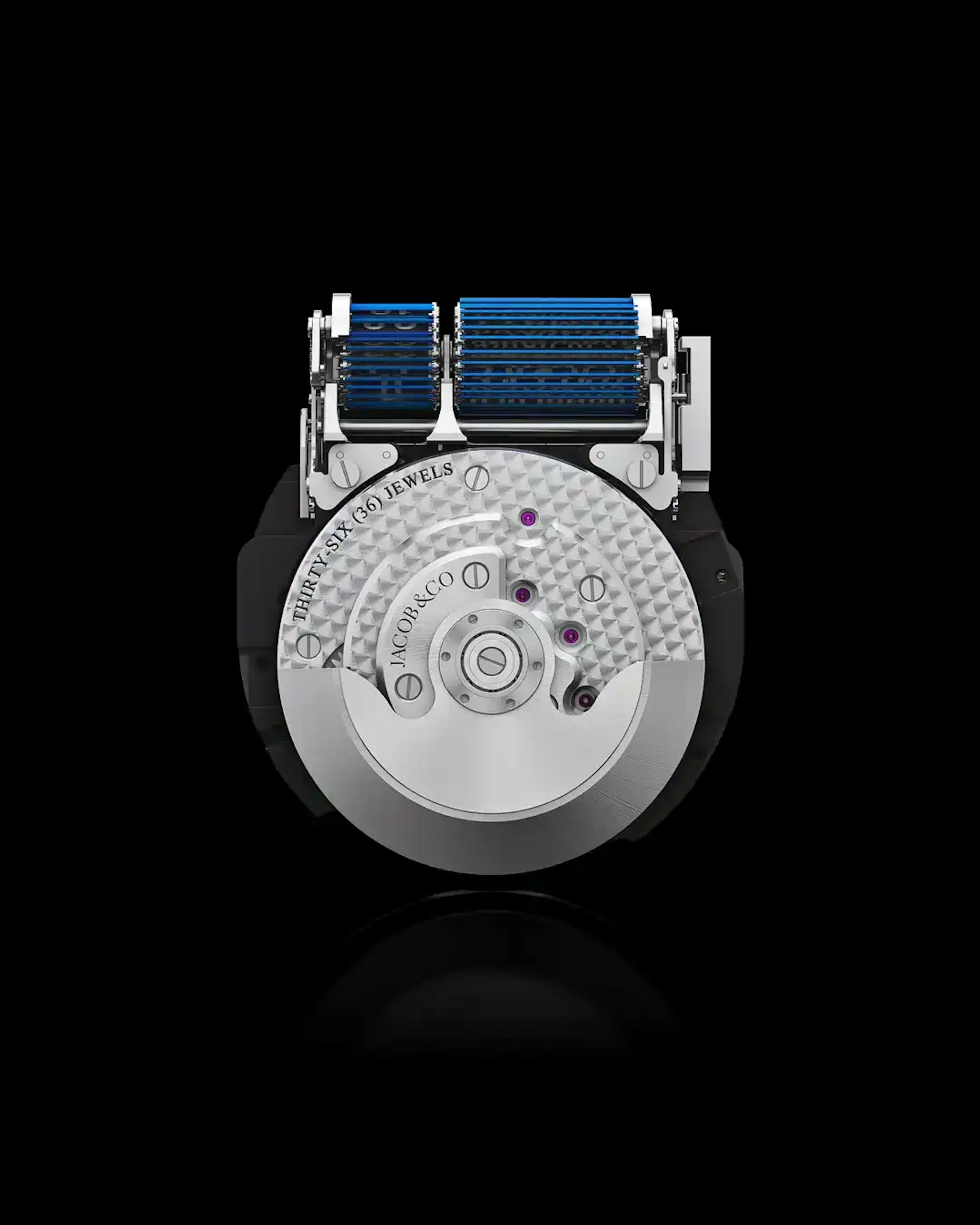 Back Interior Movement of the Epic SF24 Tourbillon Watch