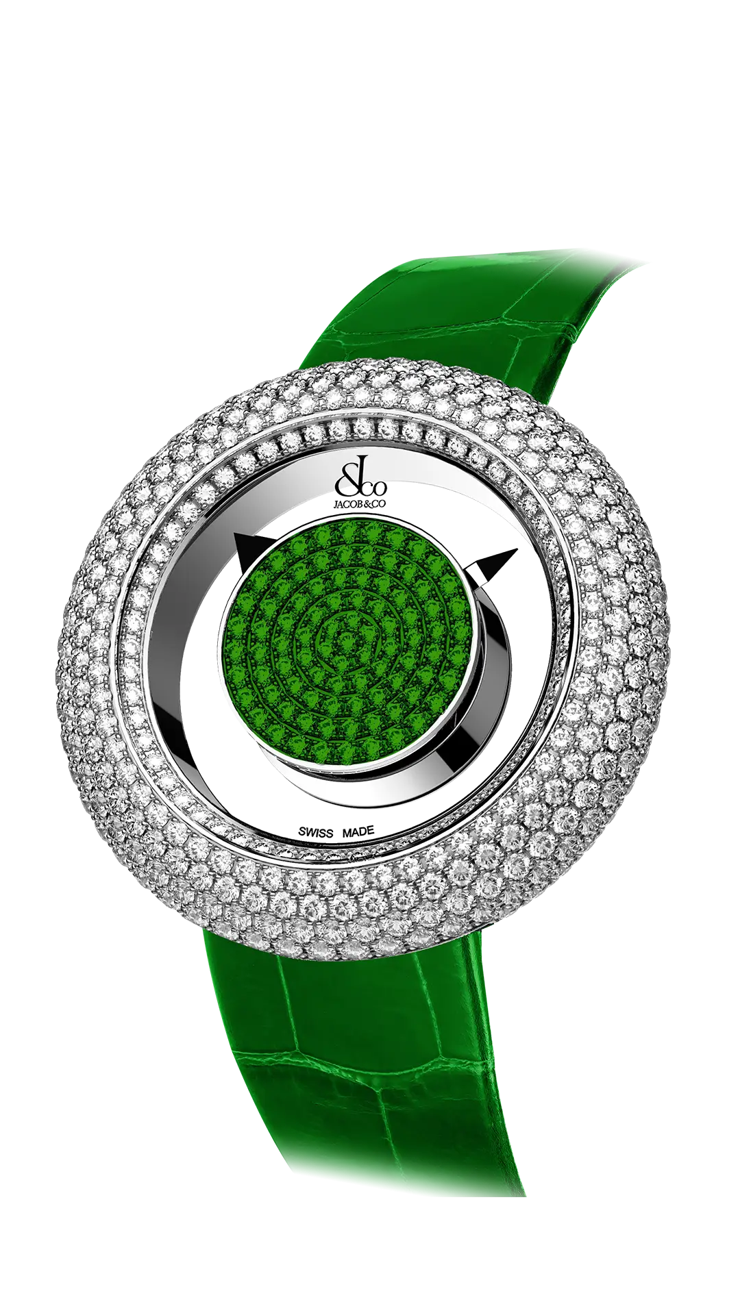 Jacob & Co Brilliant Mystery Pave Diamonds - Brilliant Mystery Pave - Diamonds And Tsavorites