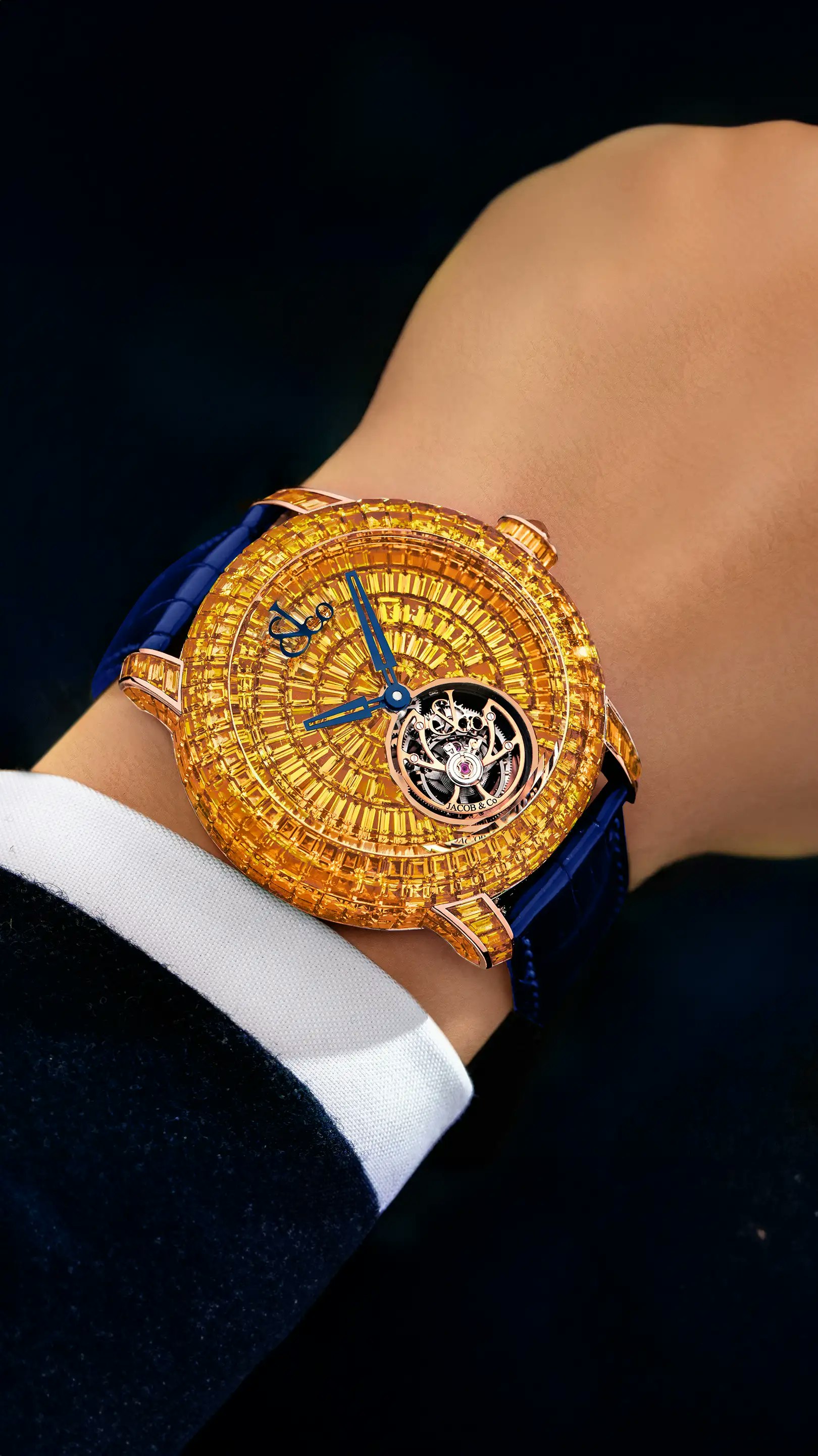Caviar tourbillon de jacob & co hotsell