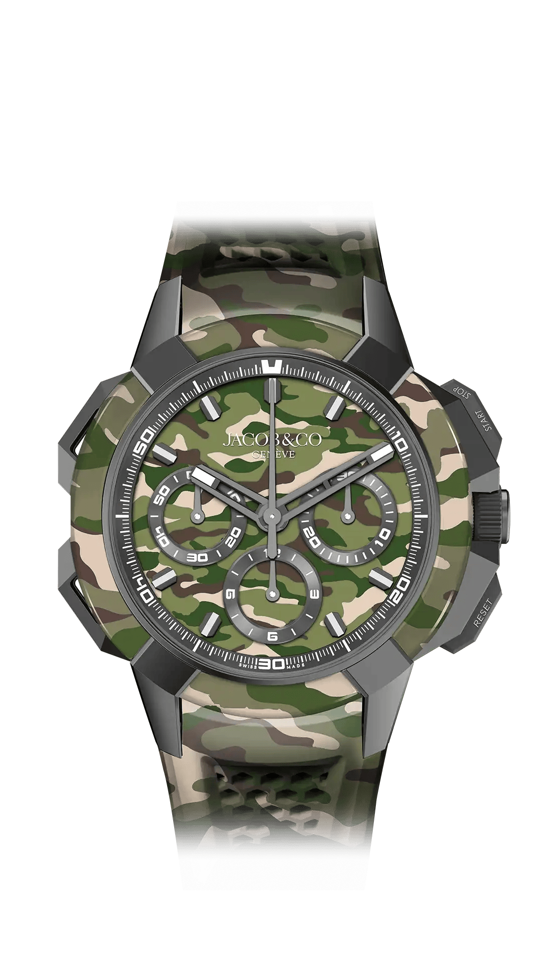 Epic X Chrono 44MM Tri-Compax | Jacob & Co.