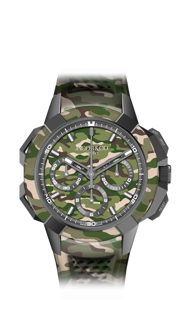 Epic X Chrono 44MM Tri-Compax | Jacob & Co.