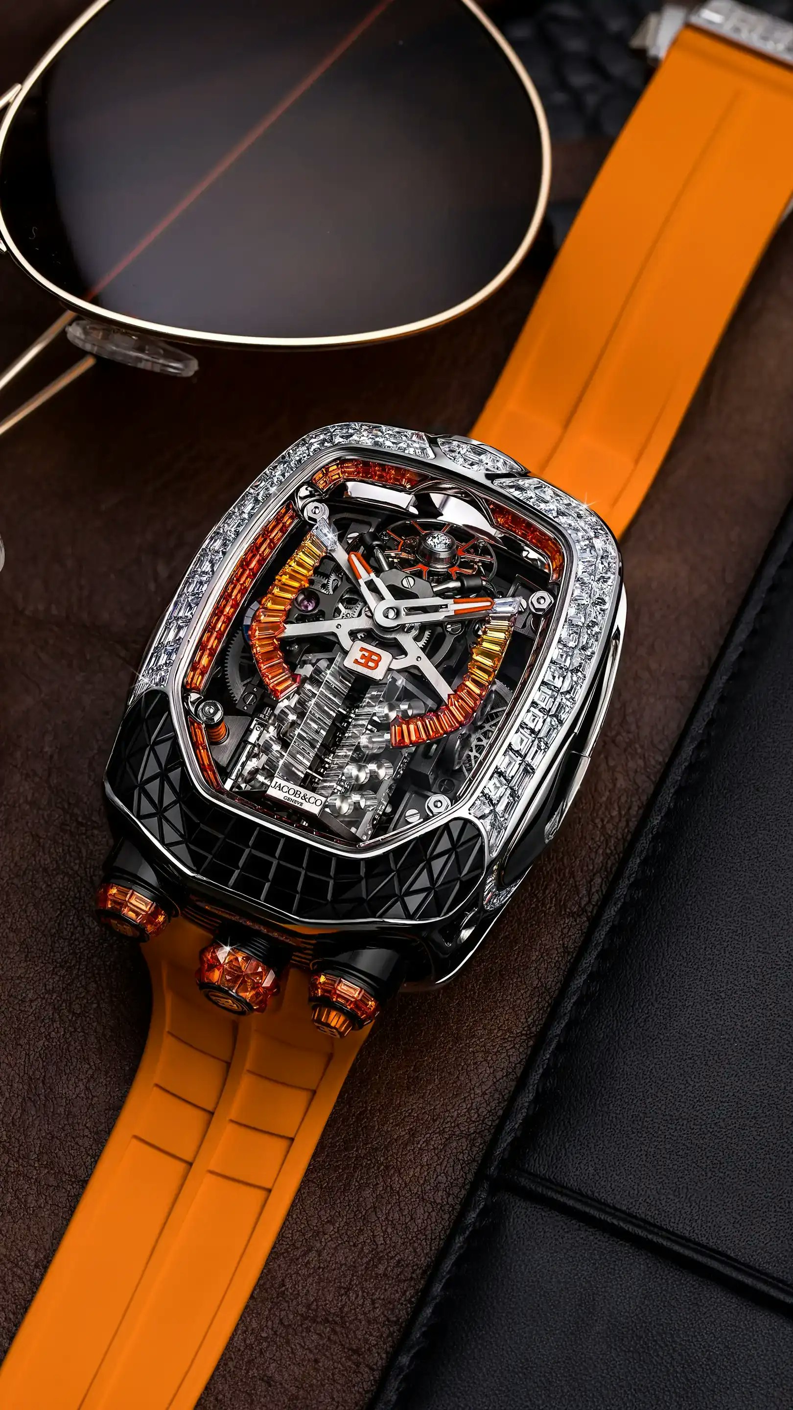 Bugatti Chiron Tourbillon Baguette | Jacob & Co.