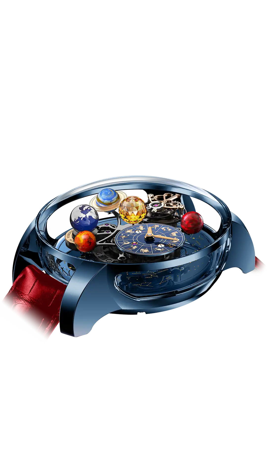 Jacob & Co Astronomia Solar Zodiac - Blue Titanium