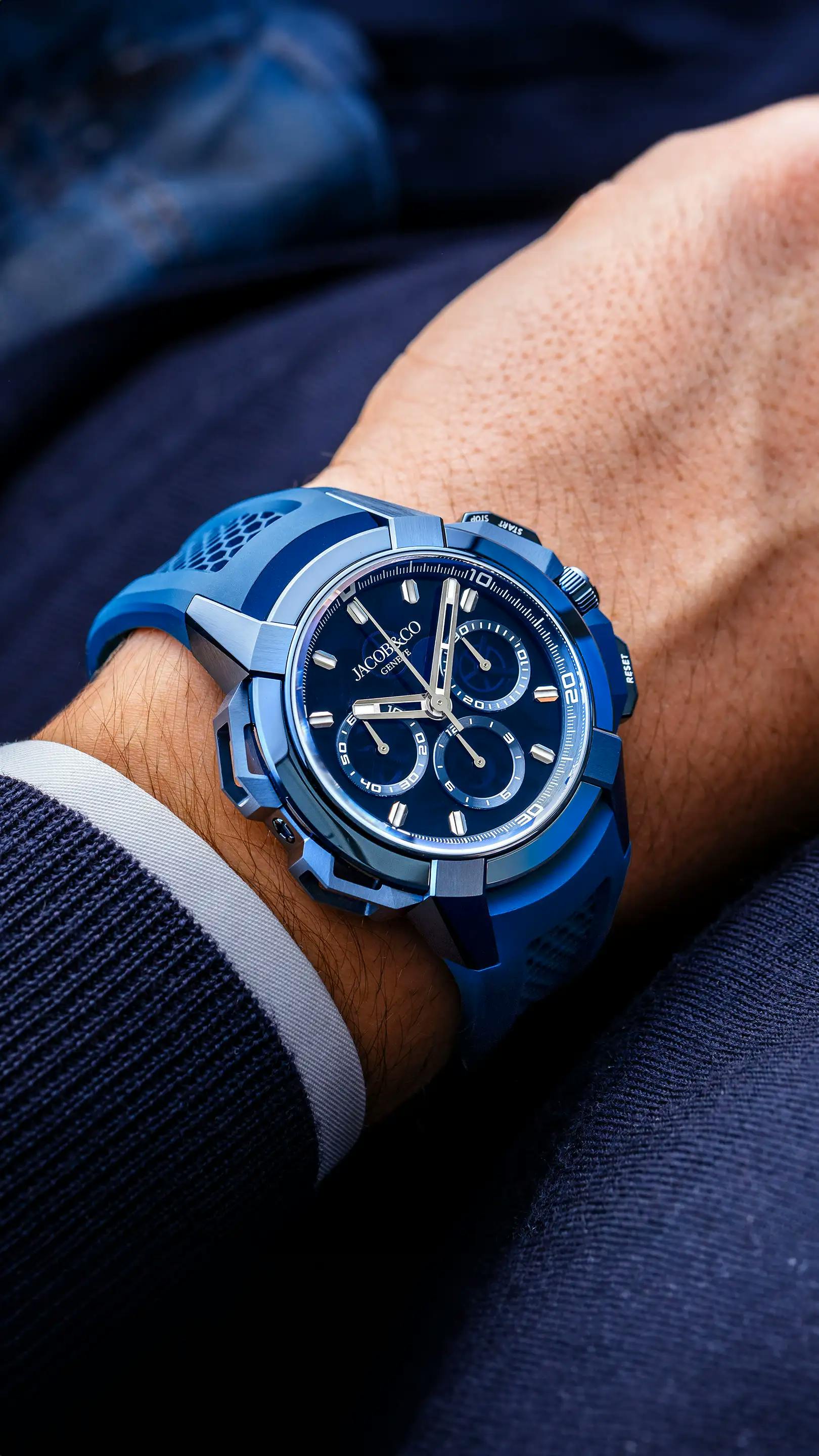 Epic X Chrono 44MM Tri-Compax | Jacob & Co.