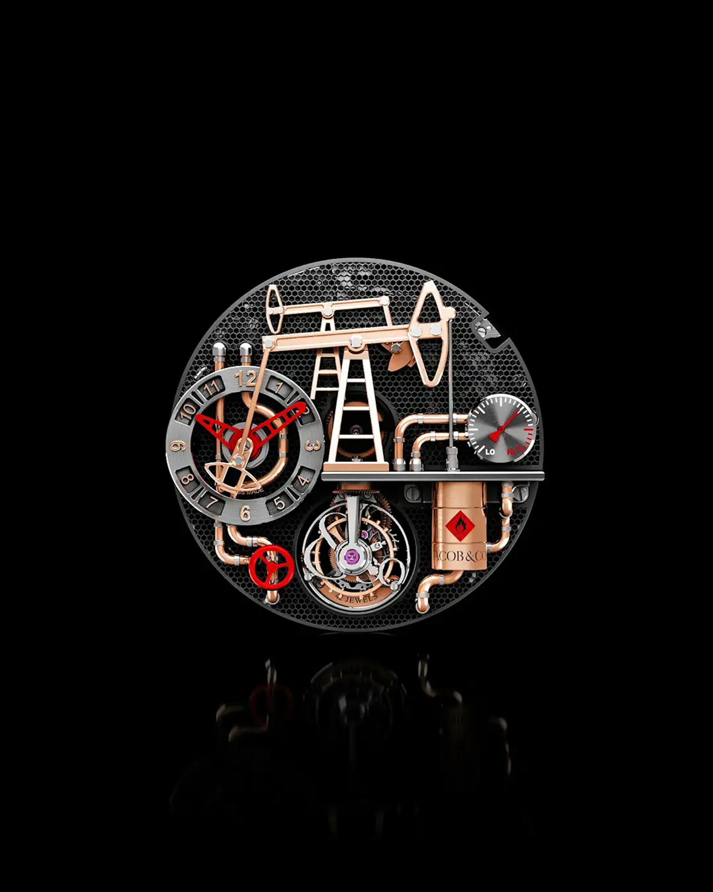 Front Interior Movement of the Oil Pump Watch