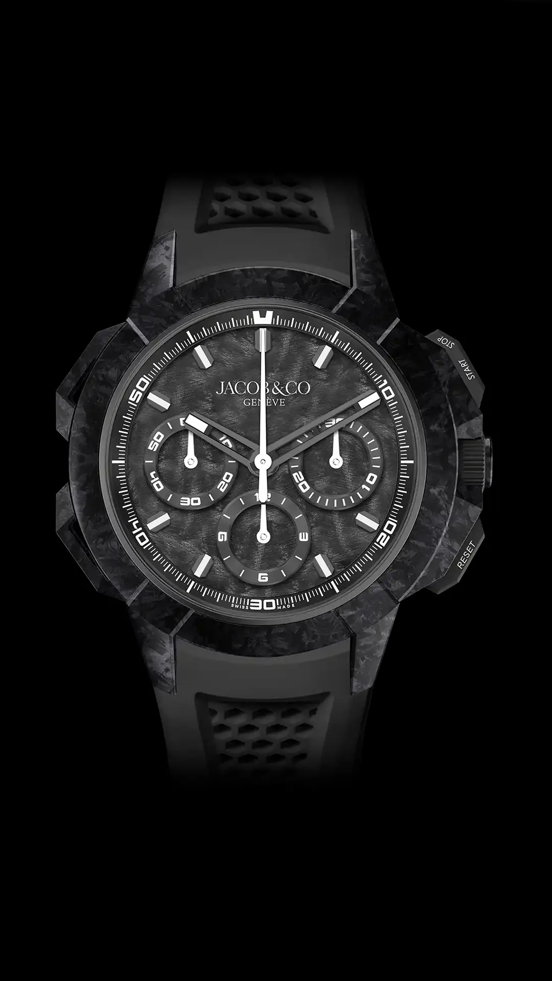 Epic X Chrono 44MM Tri-Compax | Jacob & Co.