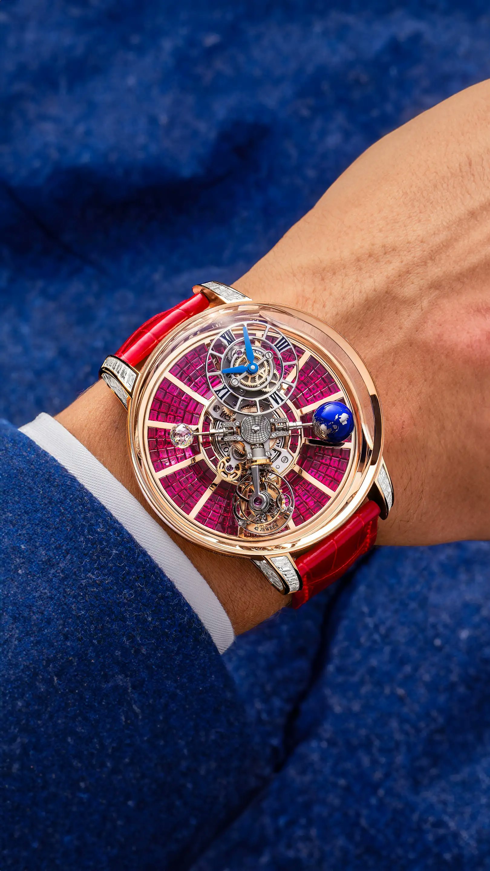 Astronomia Tourbillon Baguette Jacob Co