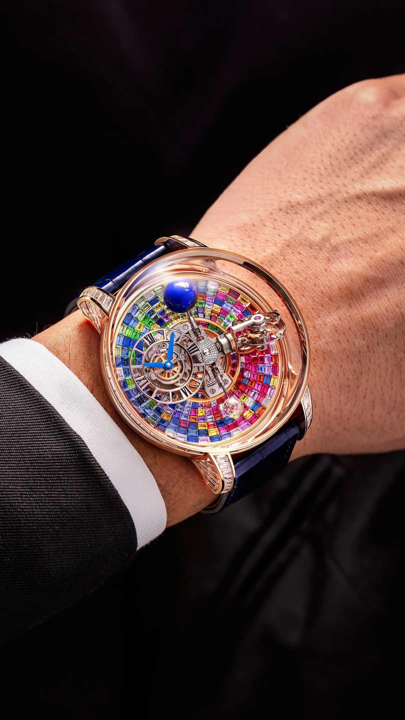 Astronomia Tourbillon Baguette Jacob Co