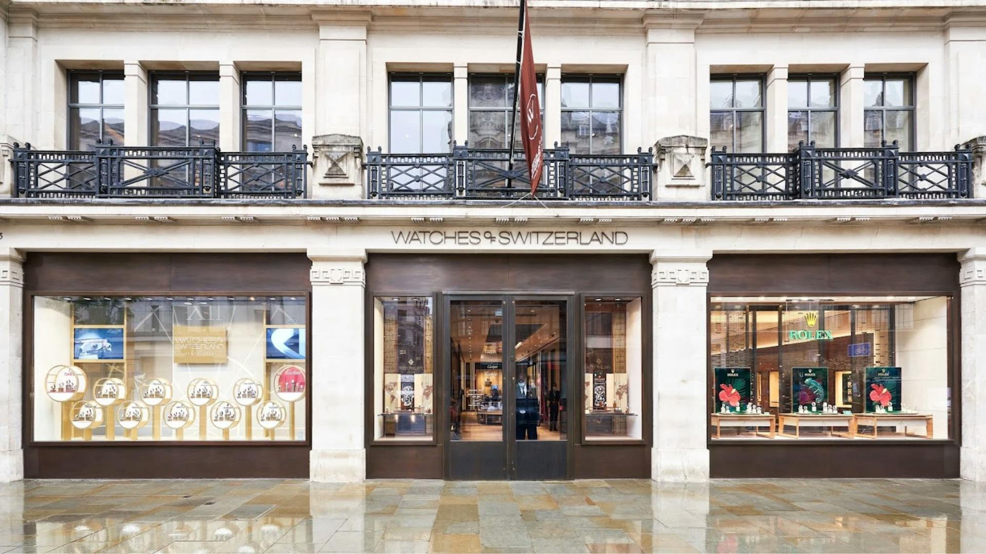 Storefront Of The London - Watches Of Switzerland - Regents Street Store