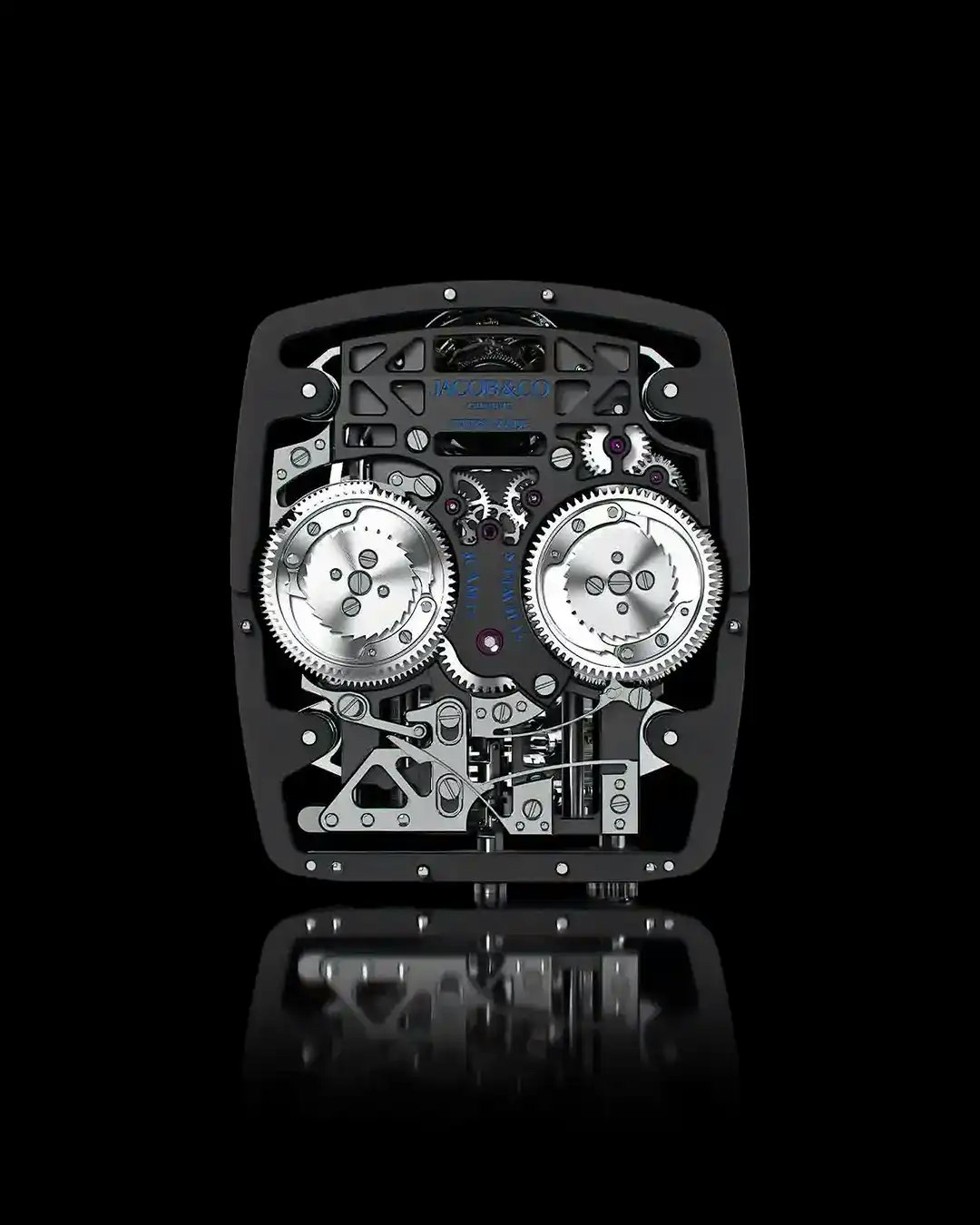Watch With Engine Inside Bugatti Chiron Tourbillon | Jacob & Co.