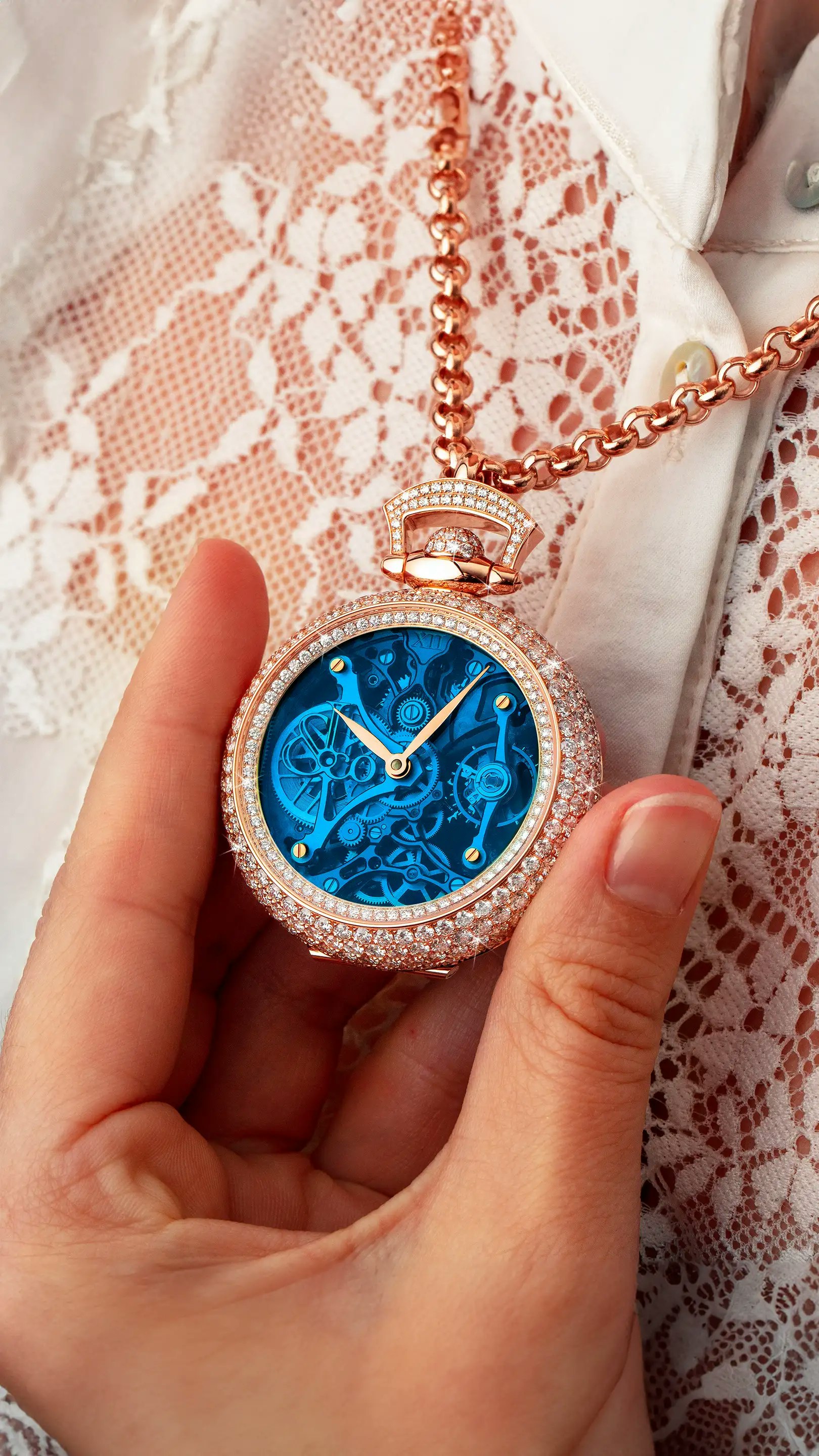 Brilliant Watch Pendant Jacob Co