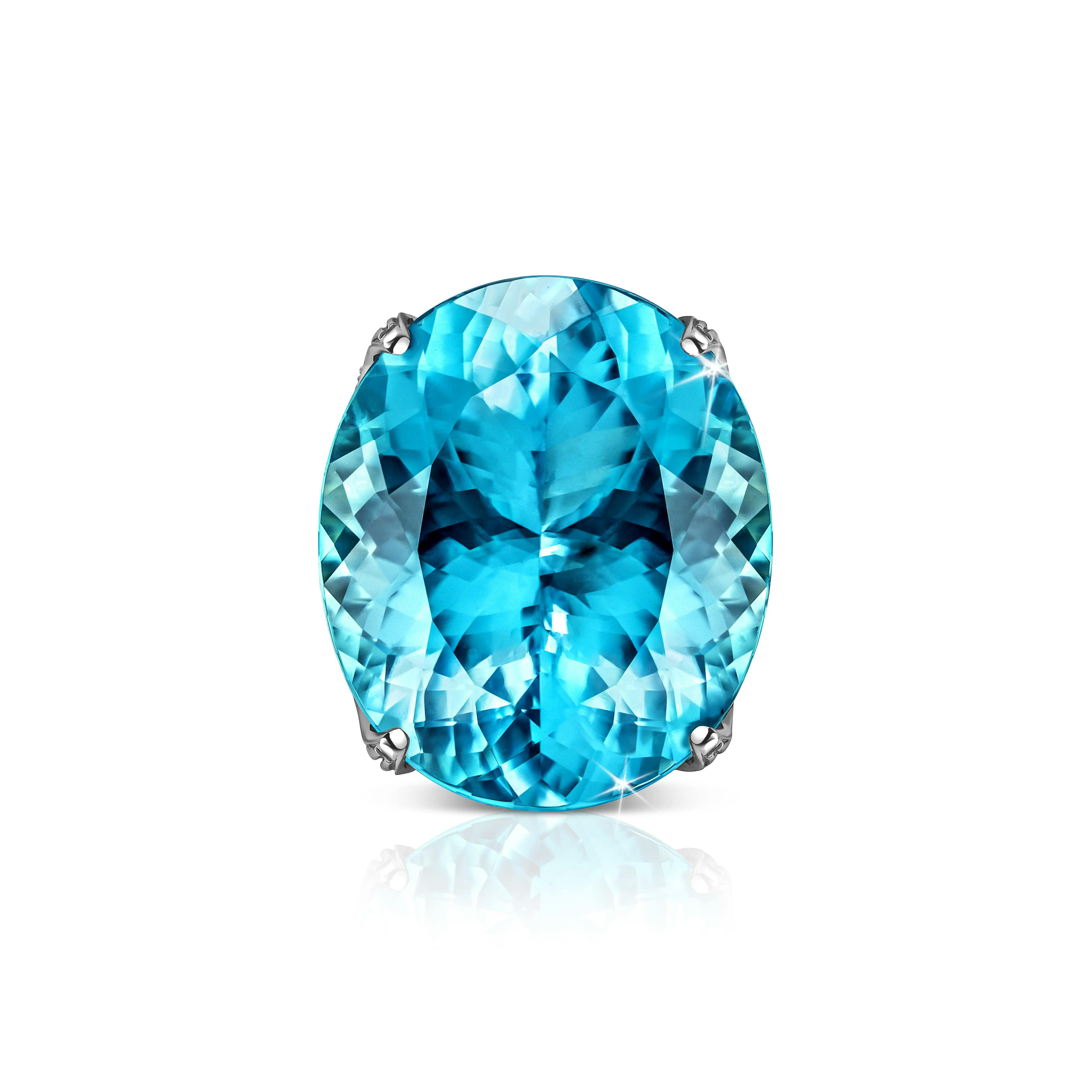 the ring is laid on a surface, facing towards the viewer