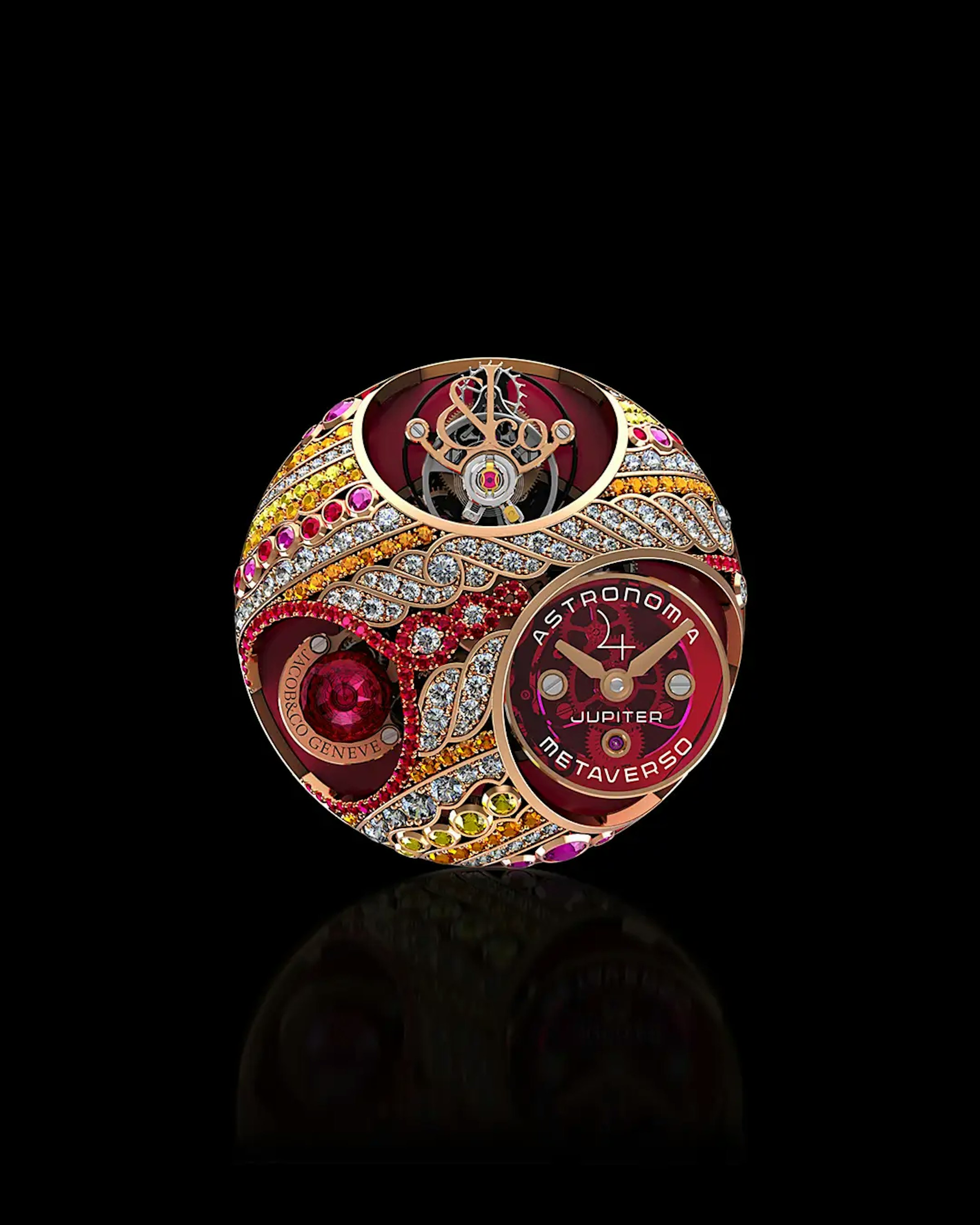 Front Interior Movement of the Astronomia Metaverso Watch