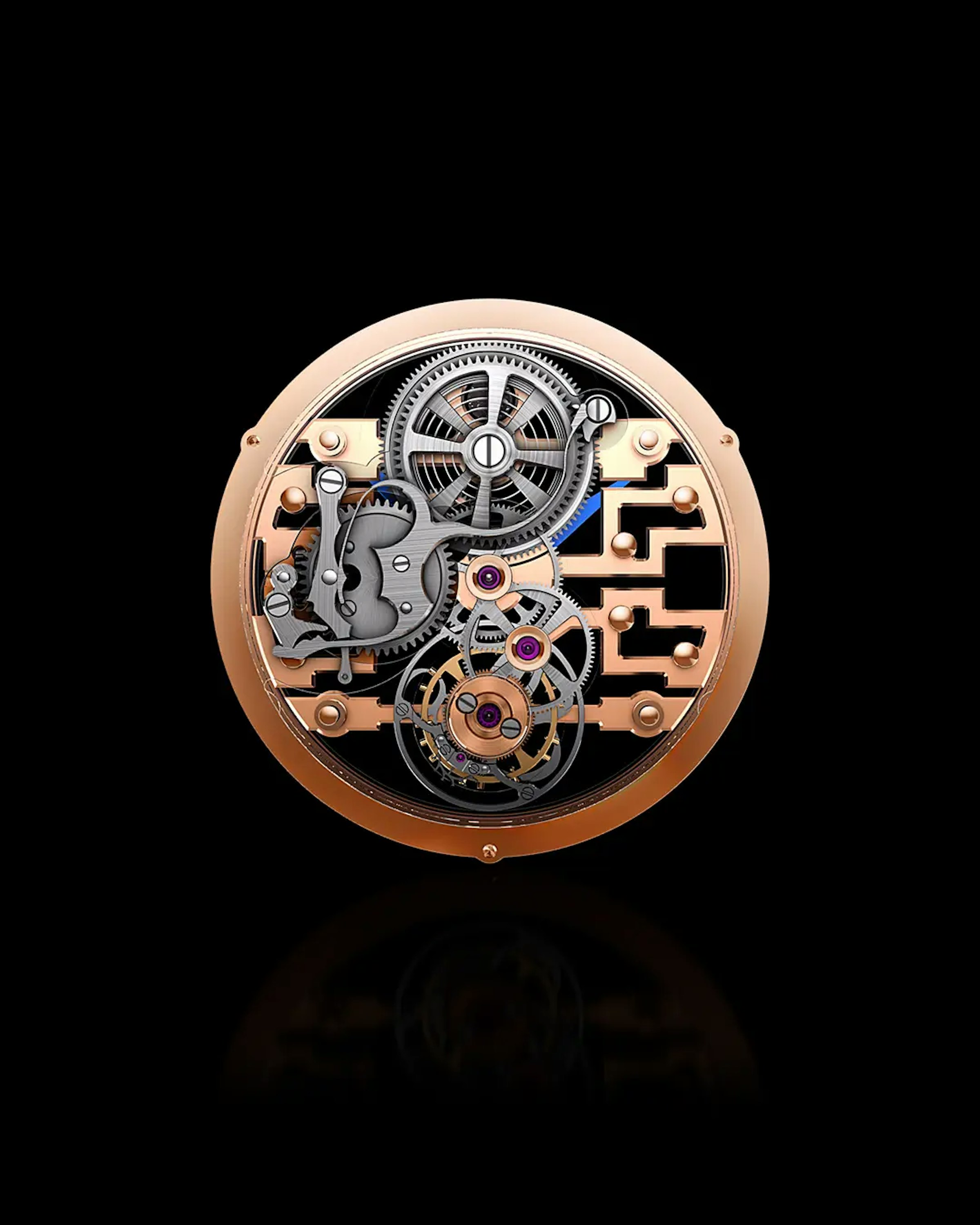 Back Interior Movement of the Brilliant Art Deco Watch