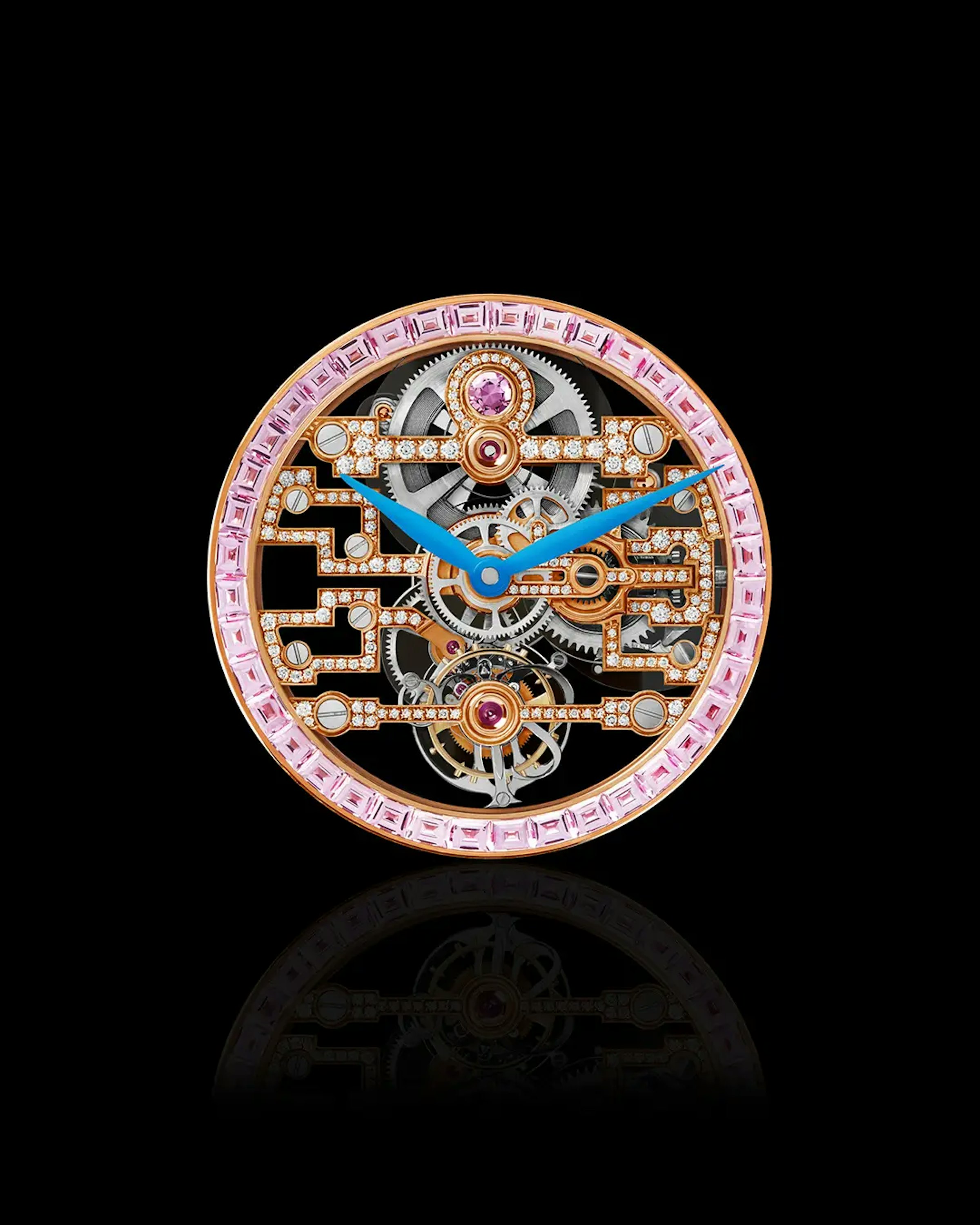 Front Interior Movement of the Brilliant Art Deco Watch