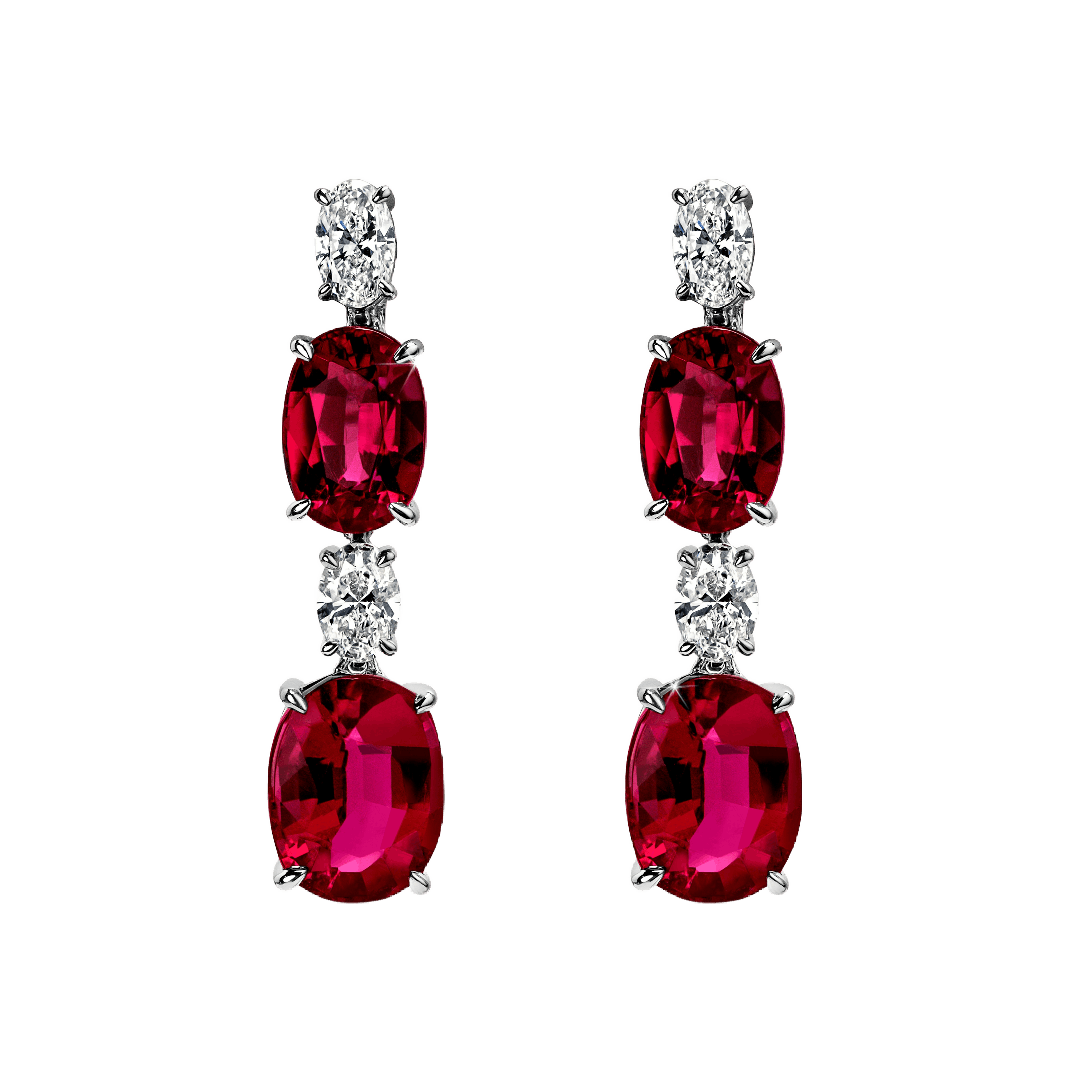the earrings, upright
