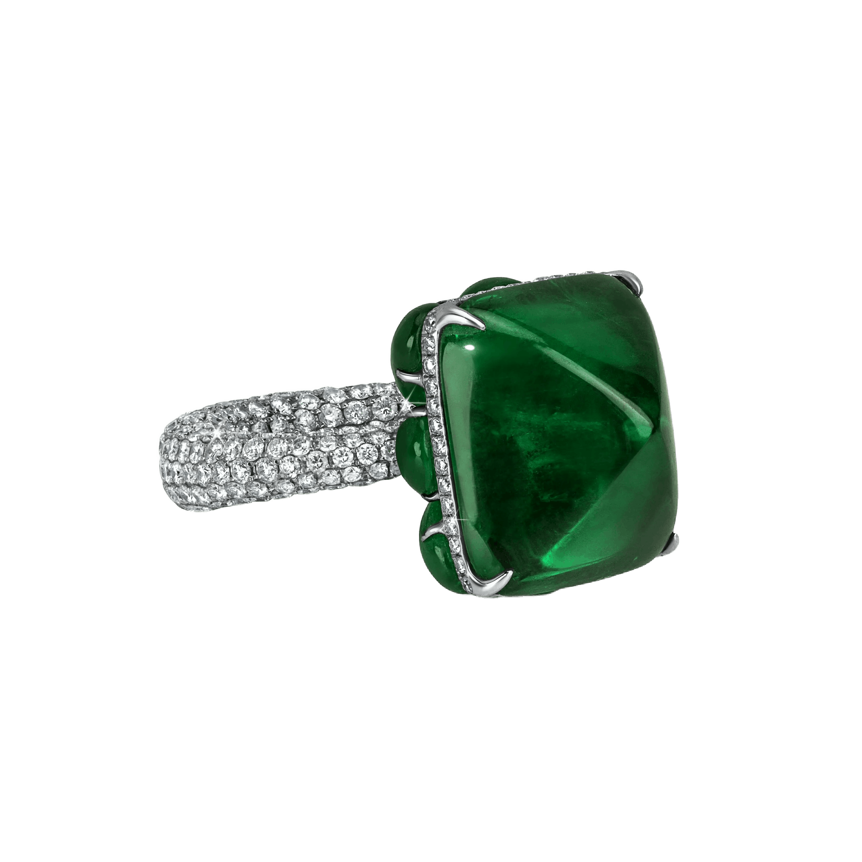 the ring, laid flat on a surface, facing the righthand side