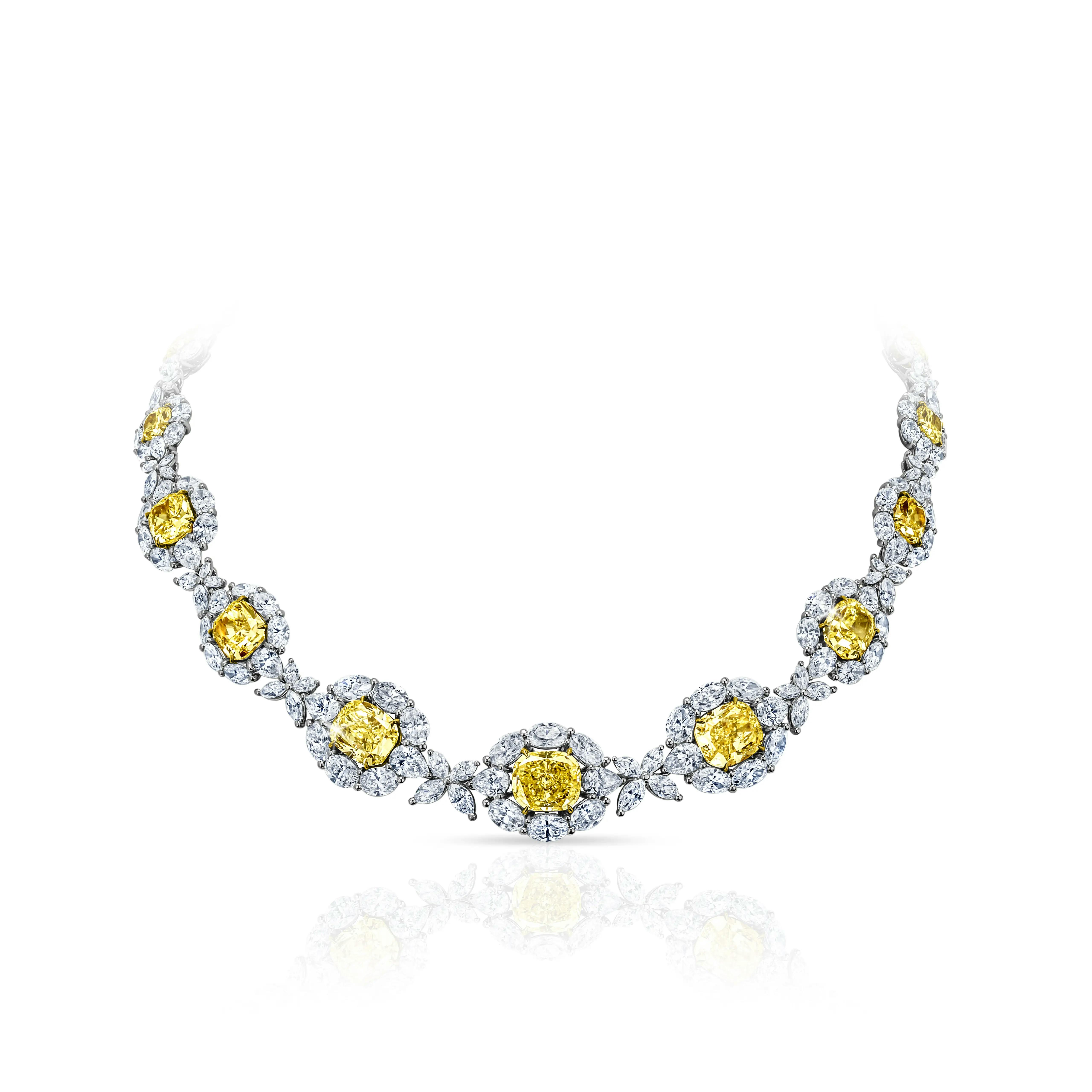 yellow garden necklace.