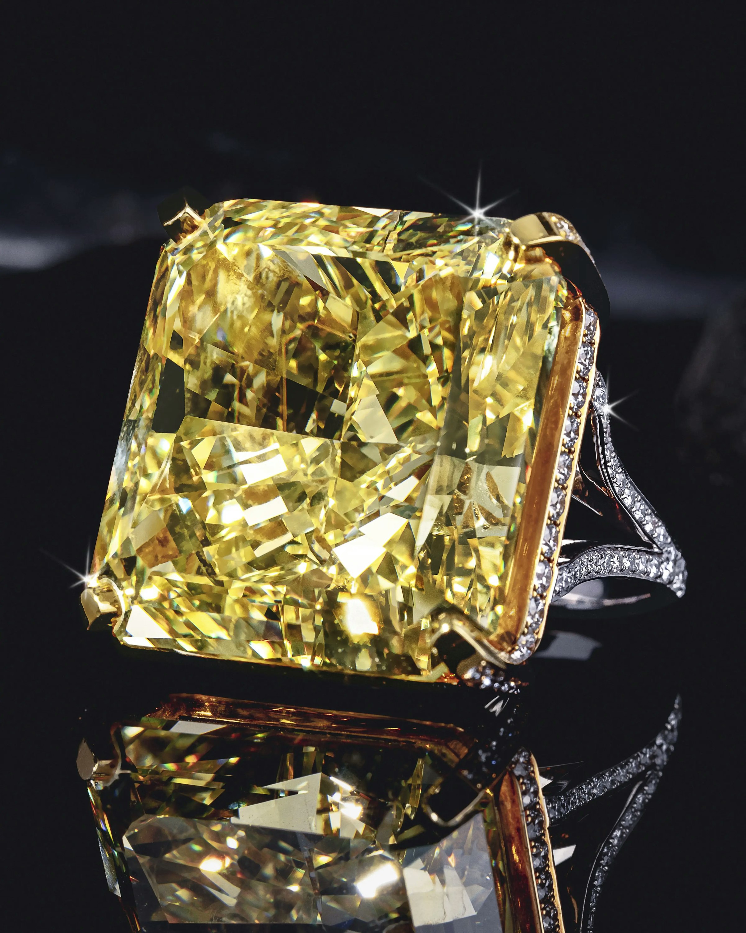the great yellow diamond ring.