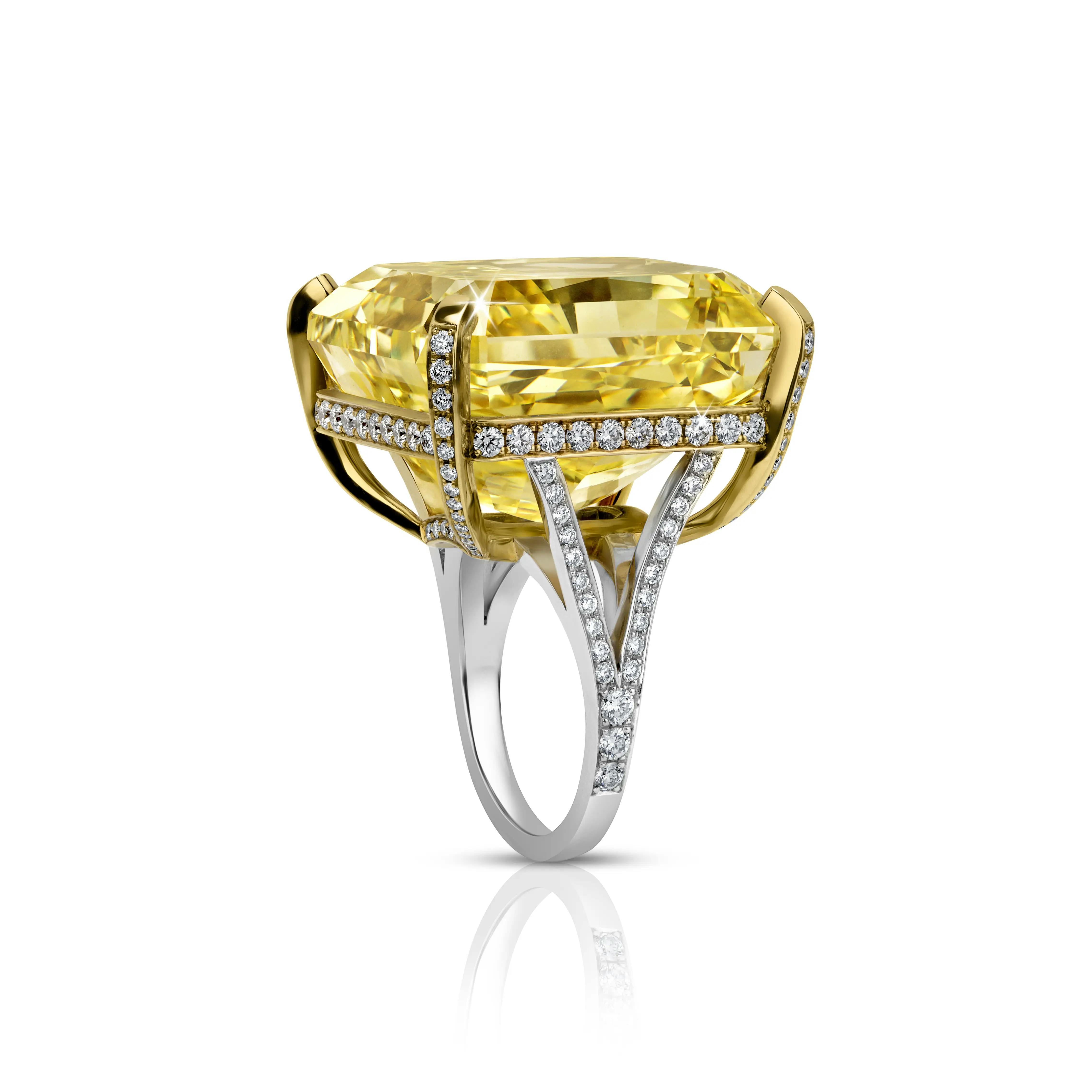 the great yellow diamond ring.