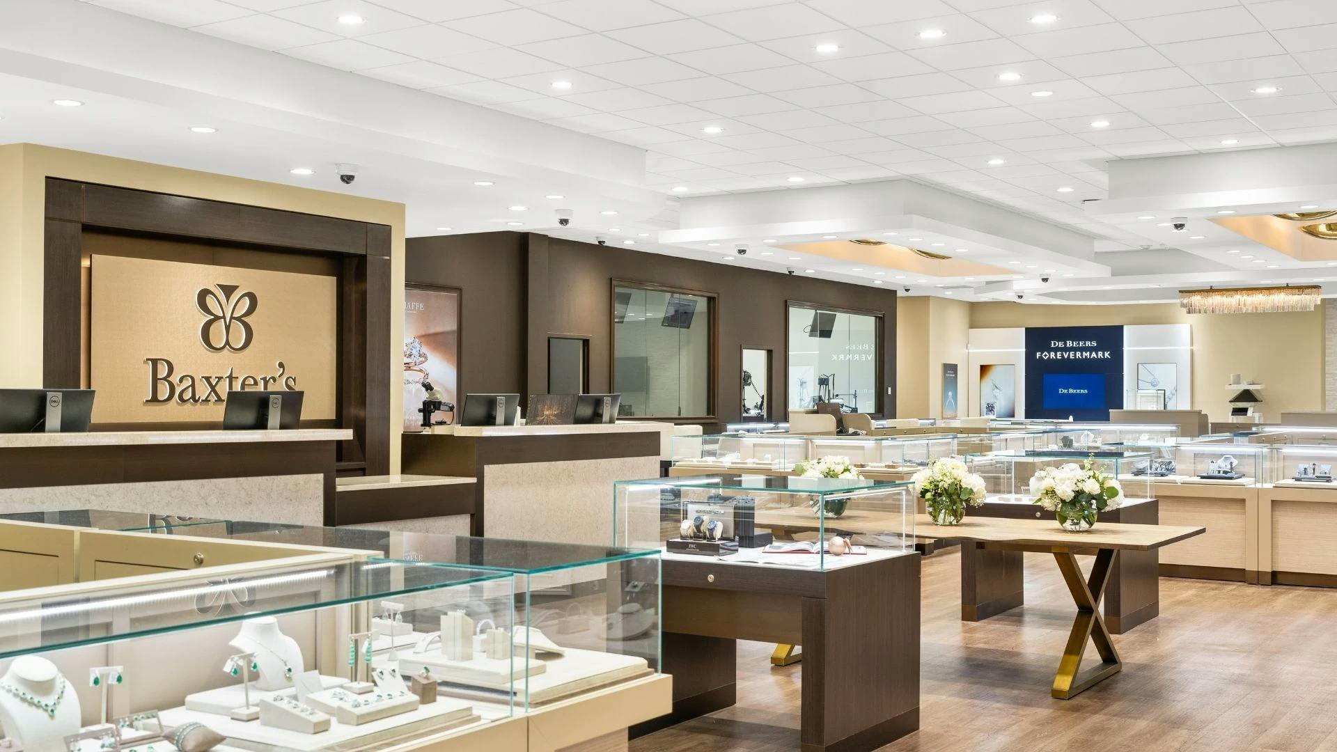 Storefront Of Baxter Fine Jewelry Store