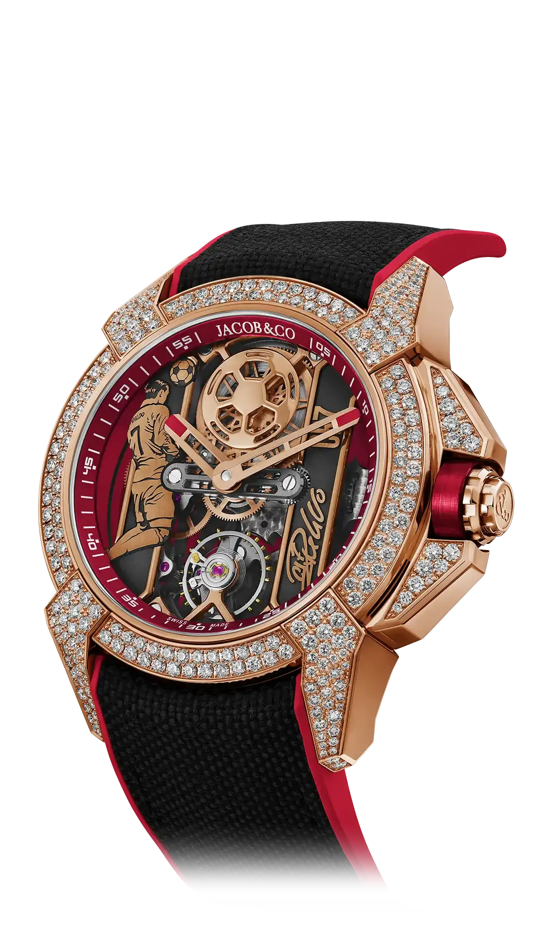 Ronaldo diamond watch price sale
