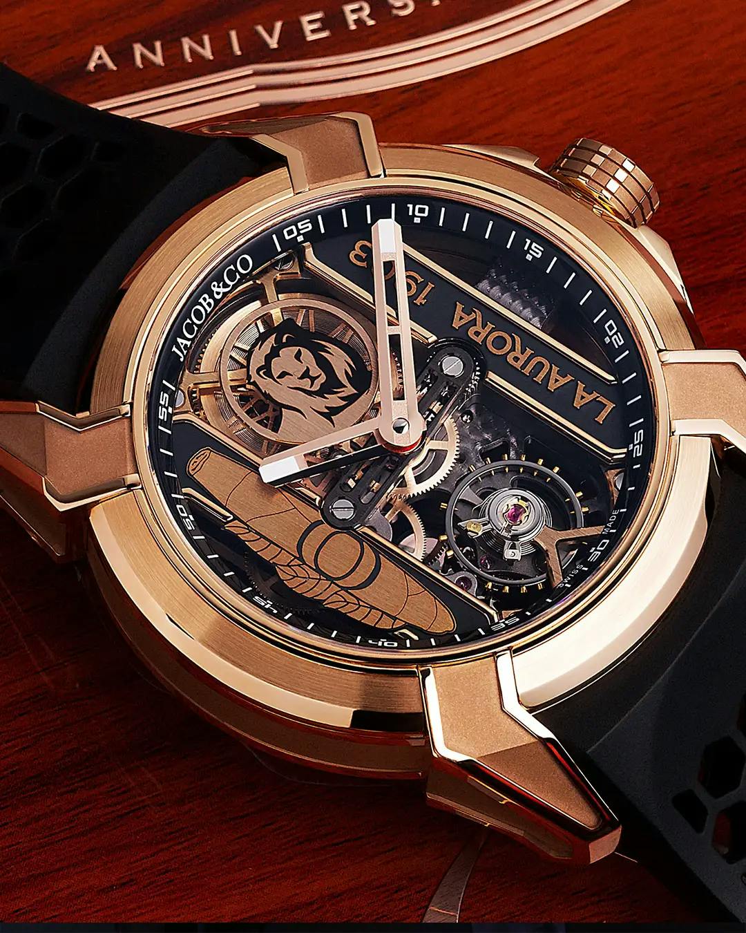 Jacob & Co. and La Aurora unite fine cigars and fine watchma