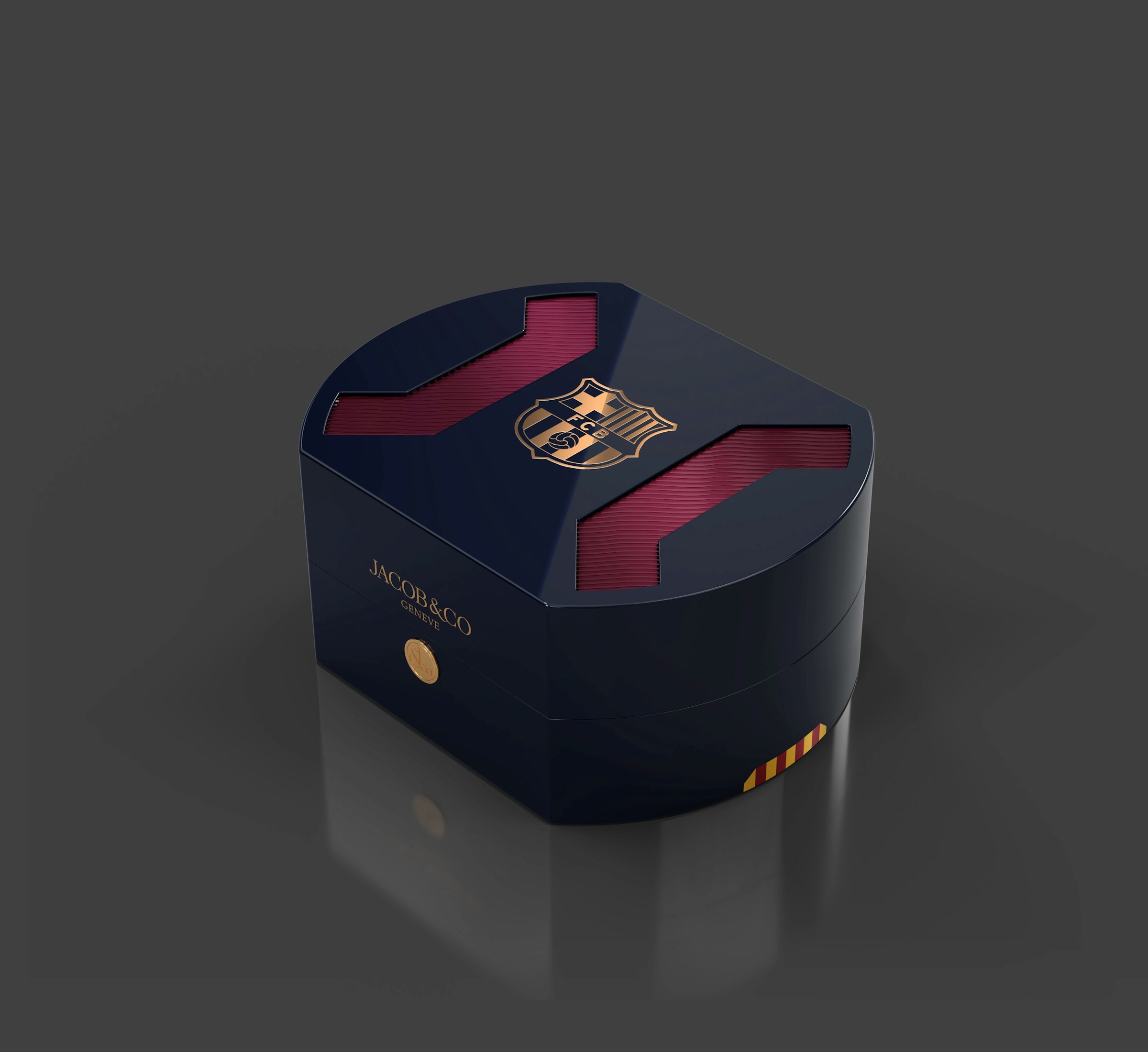 An image of the box for FC Barcelona 125 Anniversary Epic X Tourbillon watch