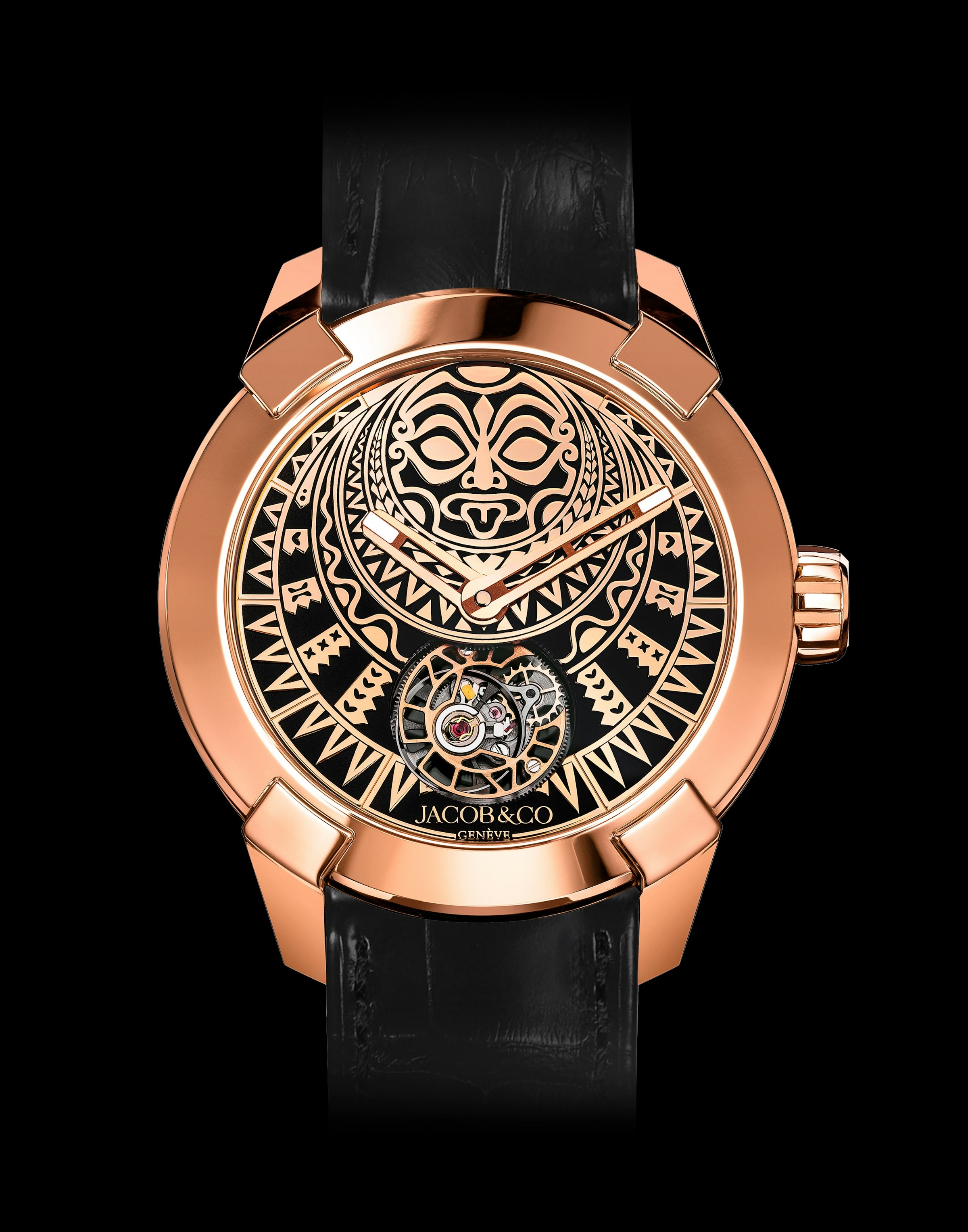 A front facing image of the Matai Tourbillon watch