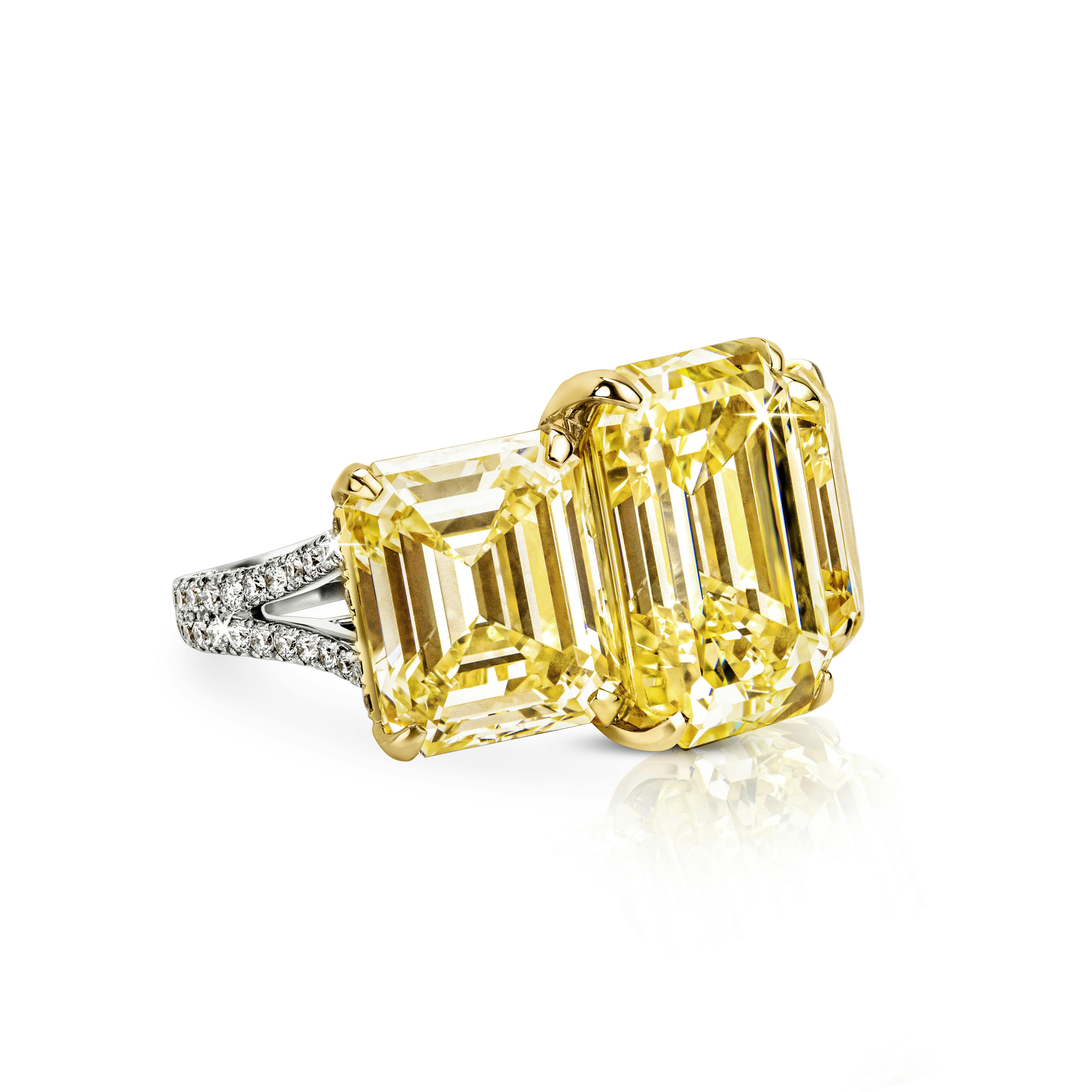the ring, laid flat on a surface, facing the righthand side