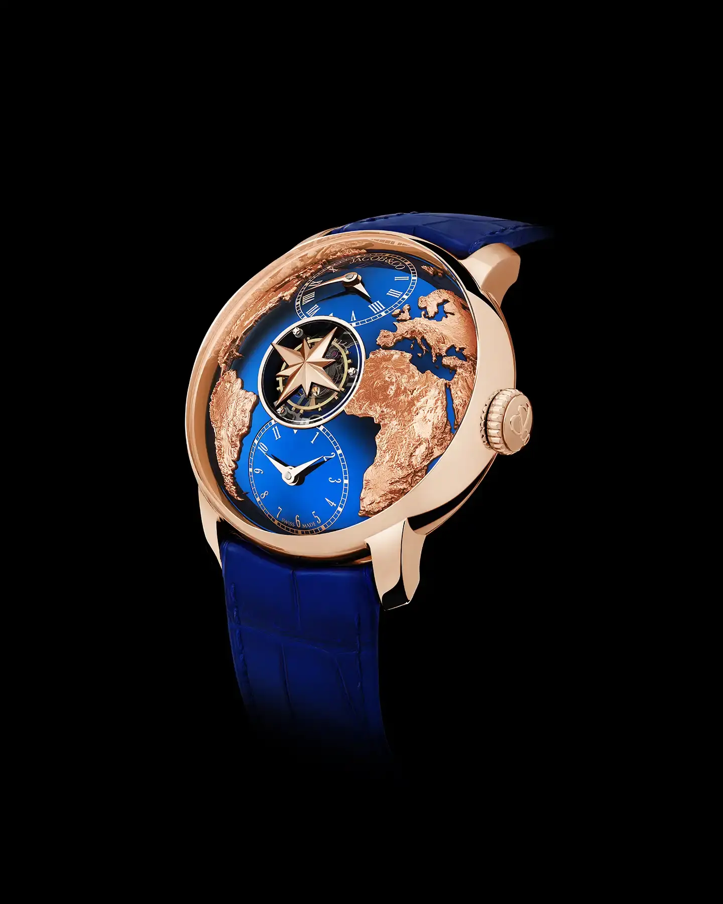 The World Is Yours Dual Time Zone Tourbillon: Sitting on Top